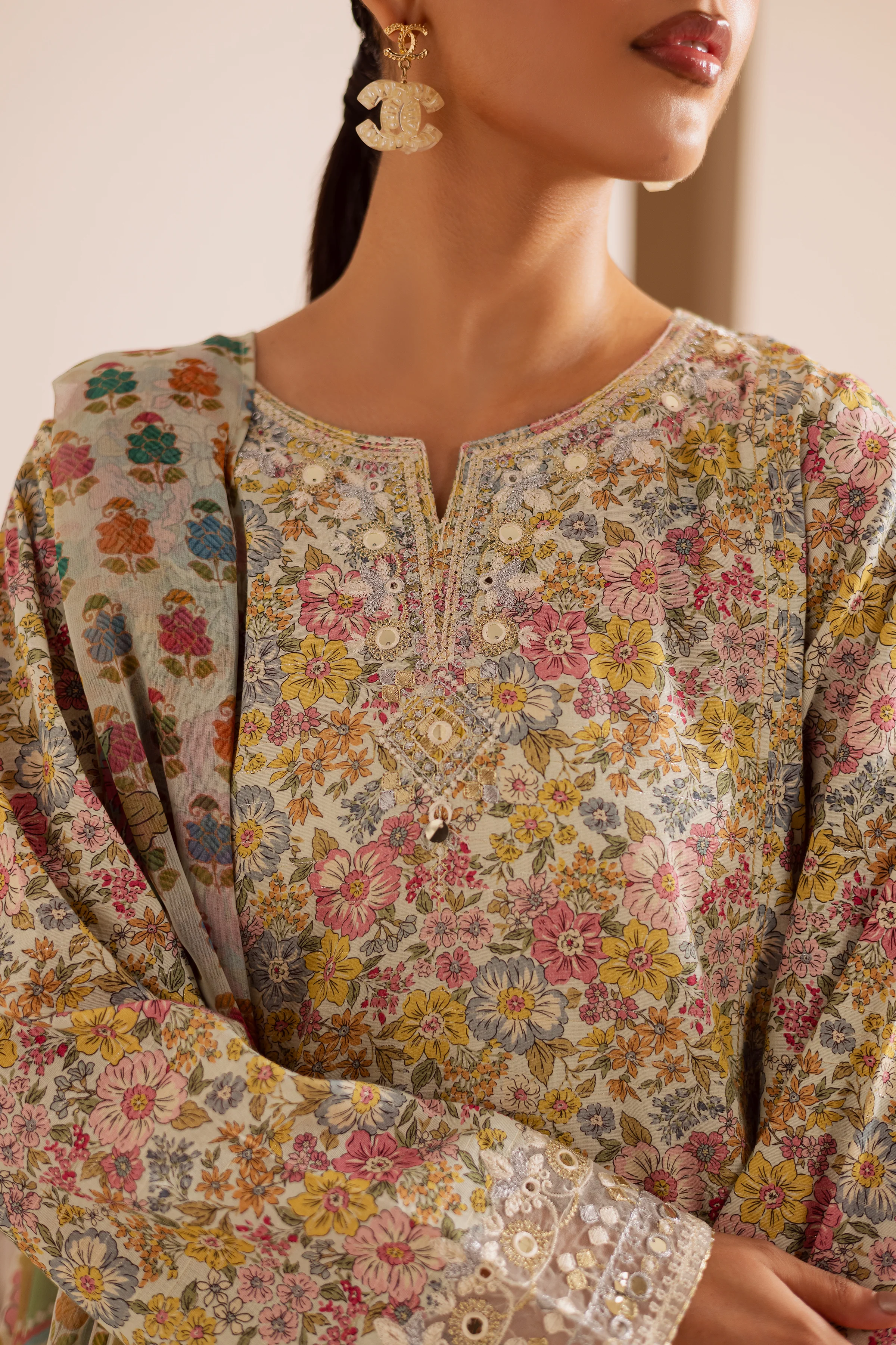 Rosie 3Pc - Printed Casual Pret - Image 7