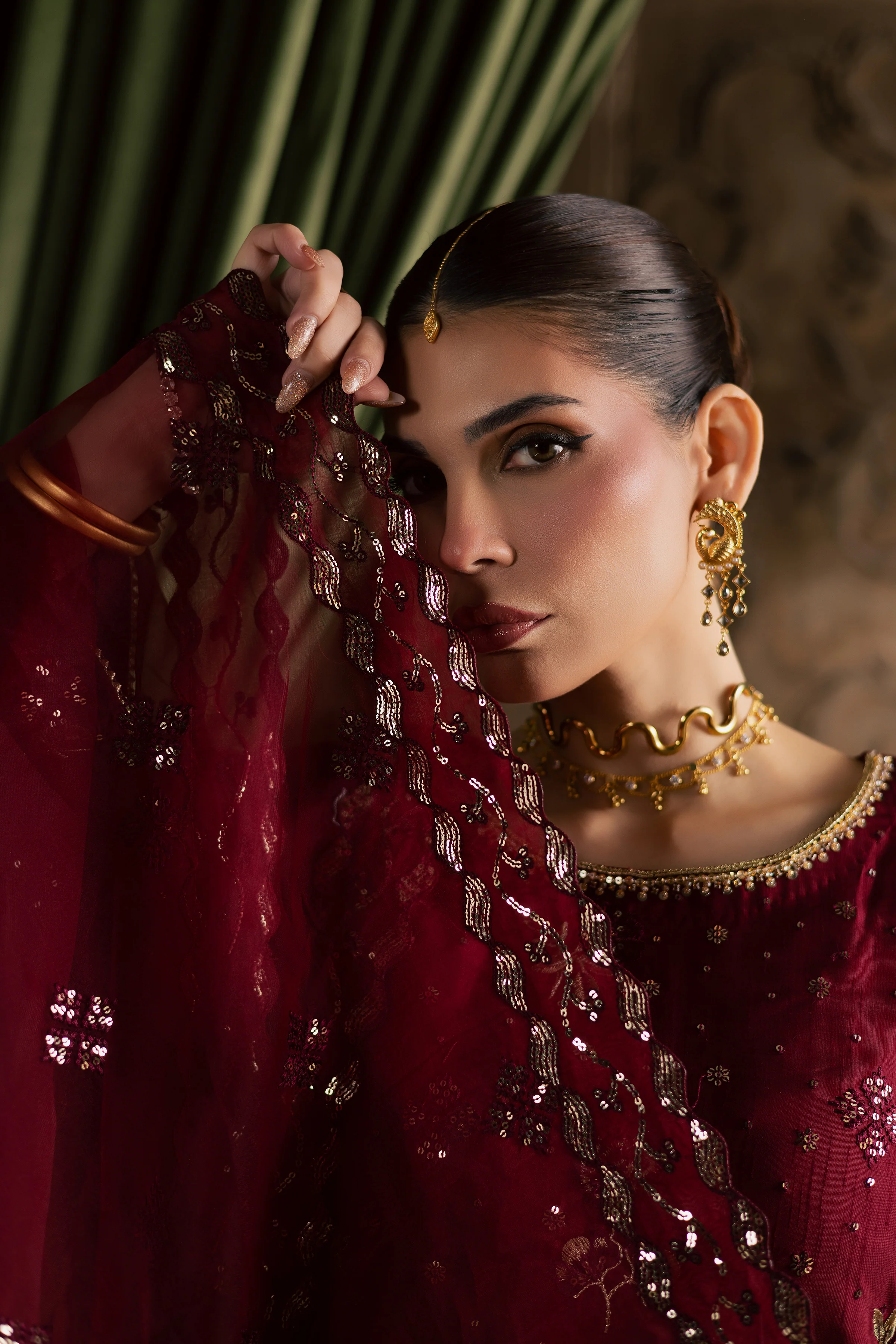 Ruby Amber 3Pc - Festive Luxe Pret - Image 8