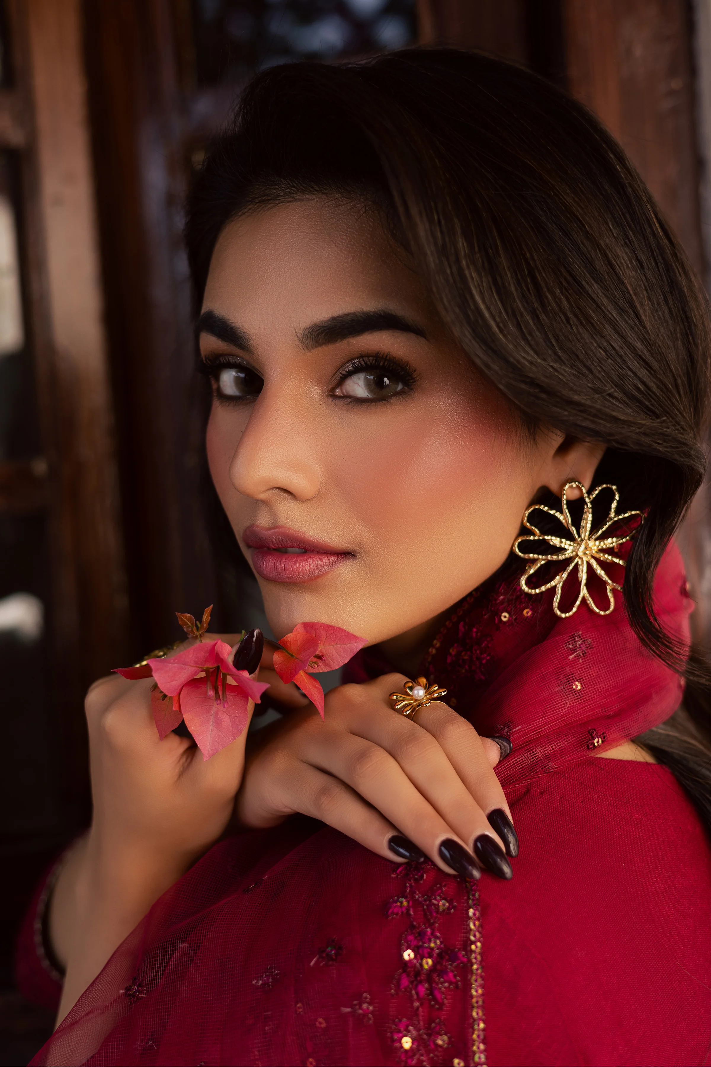 Rushan 3Pc - Embroidered Karandi Dress - Image 5