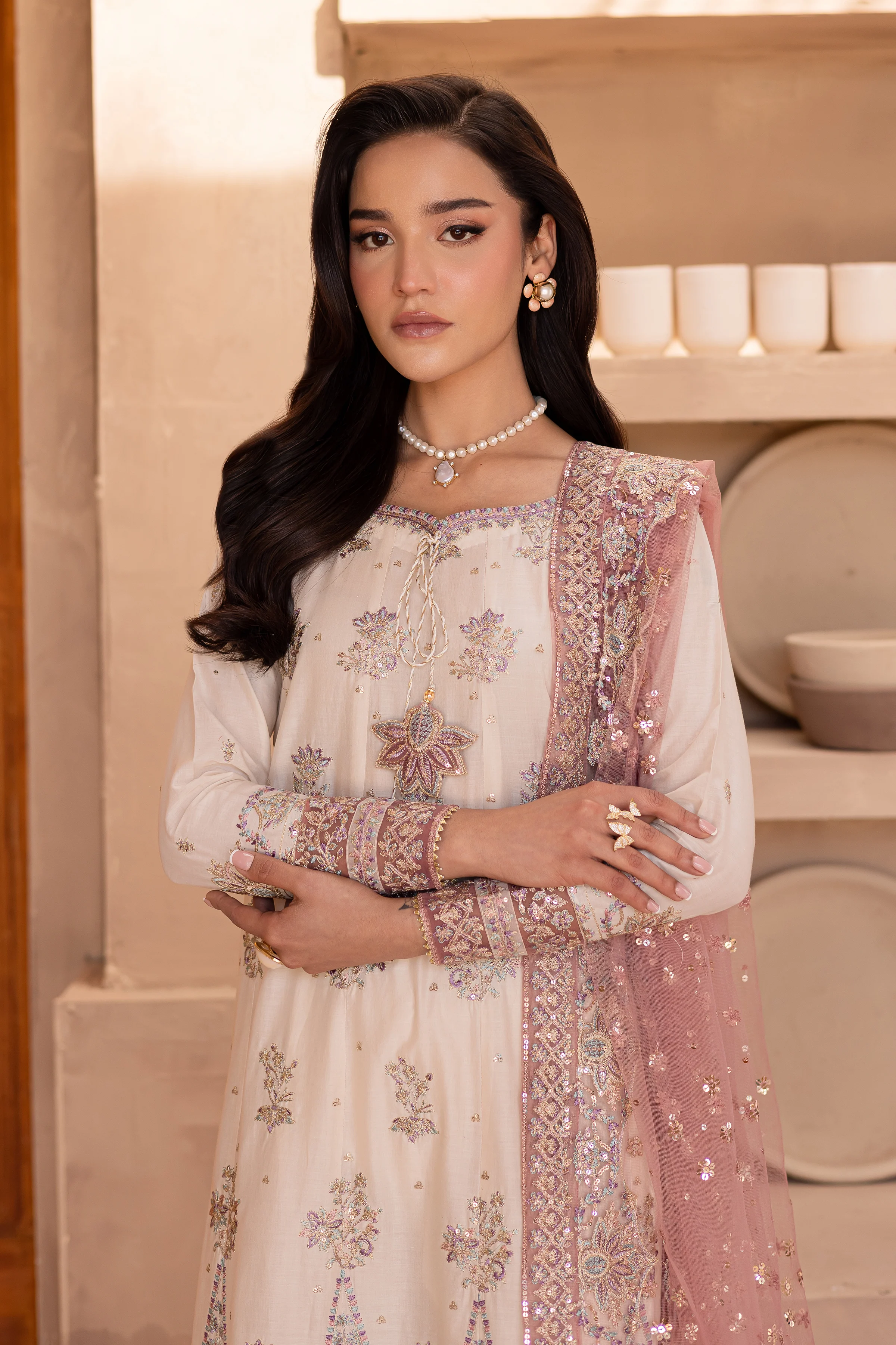Rusputin 3Pc - Embroidered Luxe Pret - Image 3