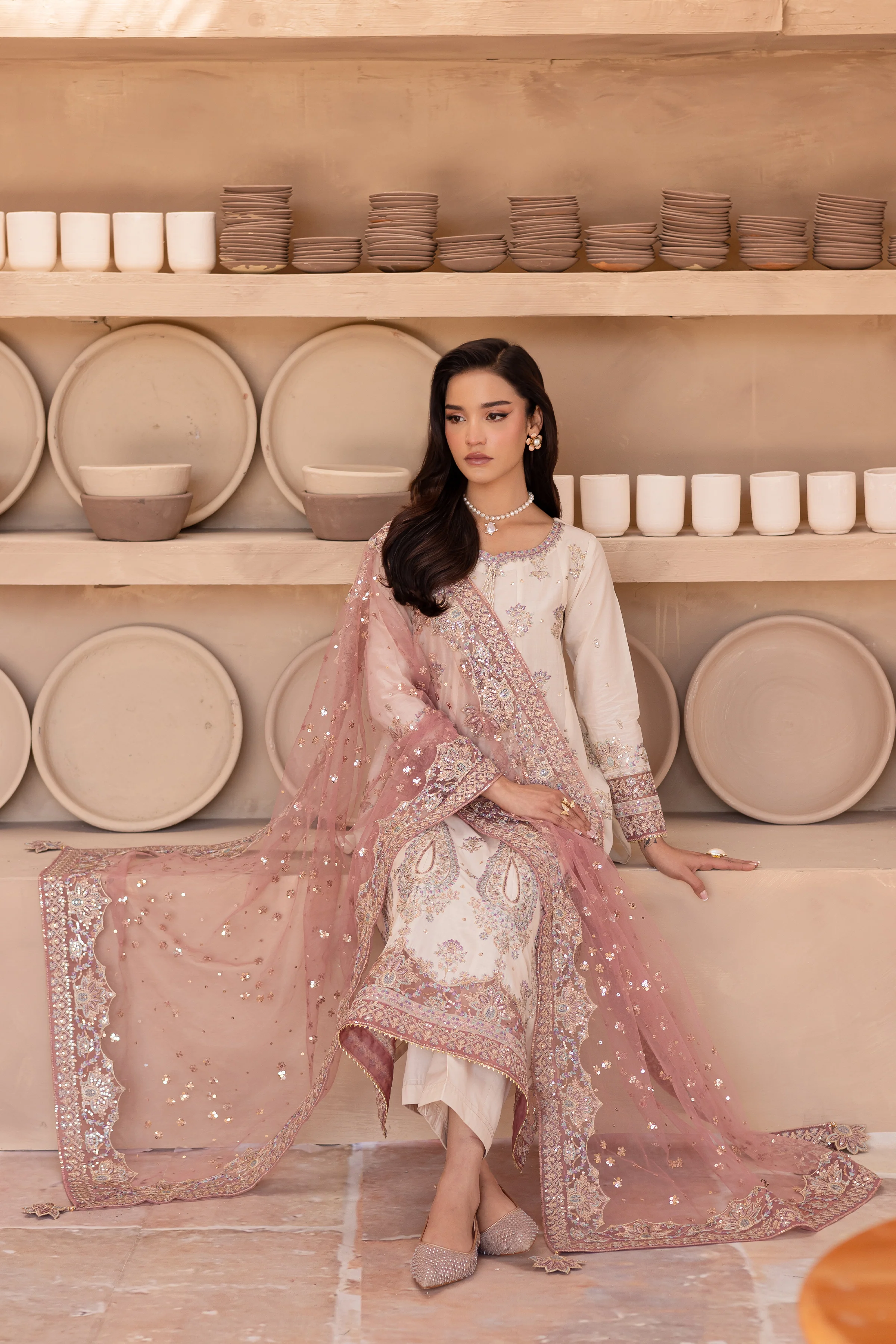 Rusputin 3Pc - Embroidered Luxe Pret - Image 4