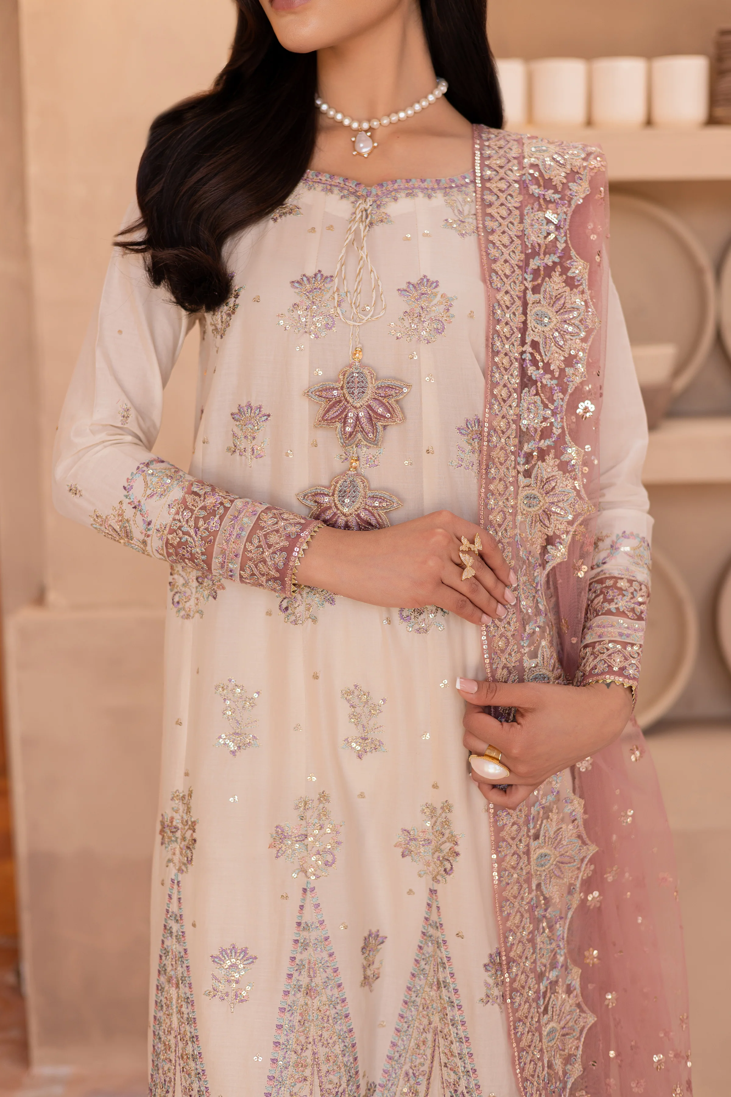 Rusputin 3Pc - Embroidered Luxe Pret - Image 8