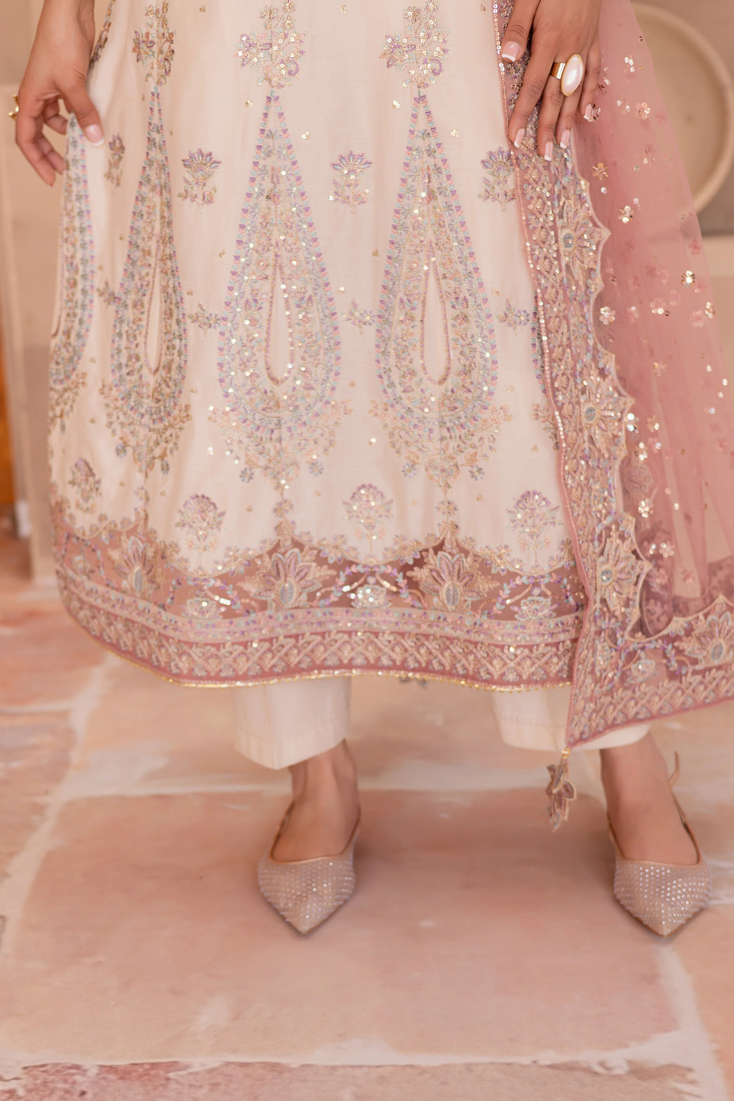 Rusputin 3Pc - Embroidered Luxe Pret - Image 9