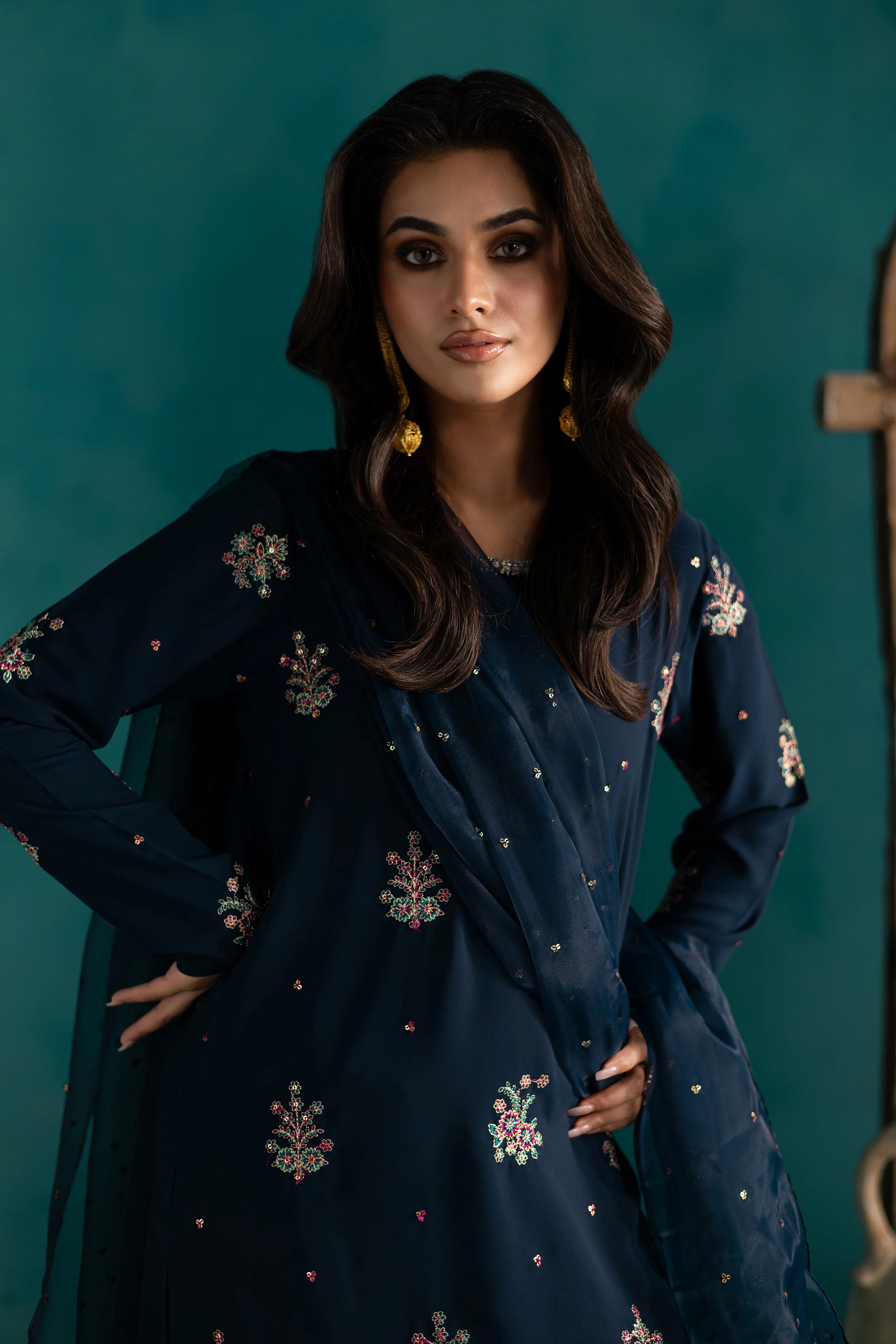 Sabrina 3Pc - Georgette Luxe Pret - Image 2