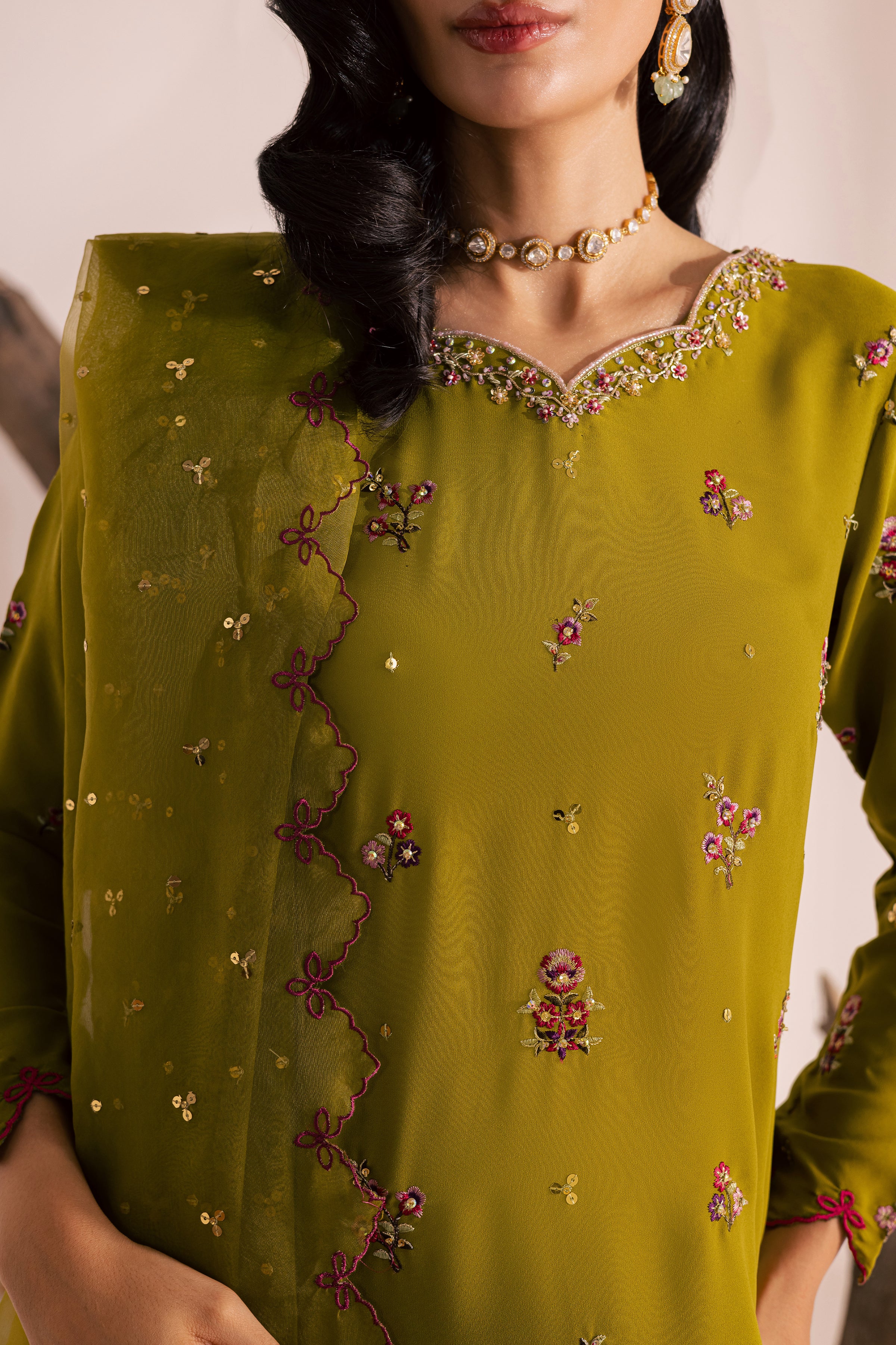 Safiya 3Pc - Festive Luxe Pret - Image 3