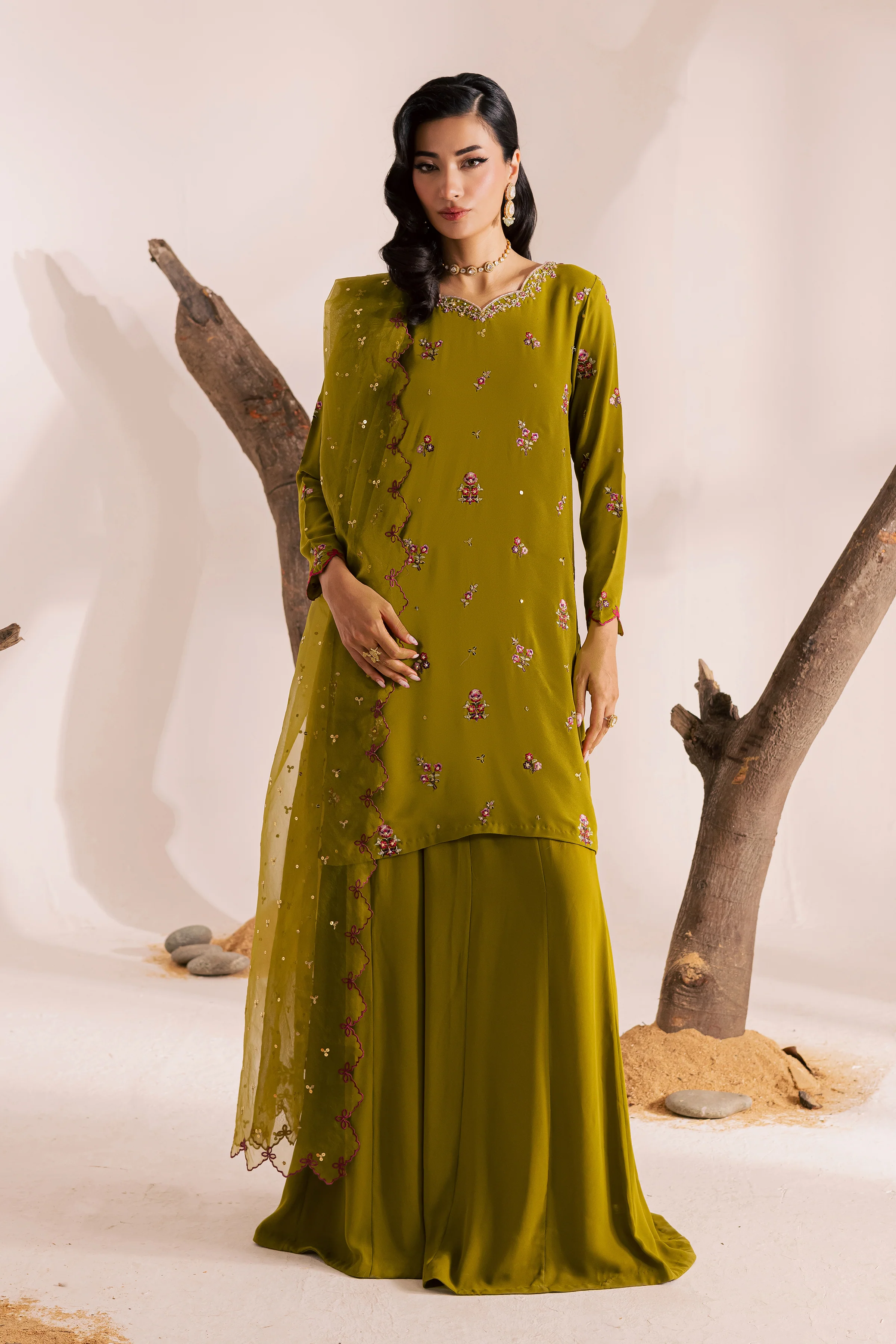 Safiya 3Pc - Festive Luxe Pret - Image 5