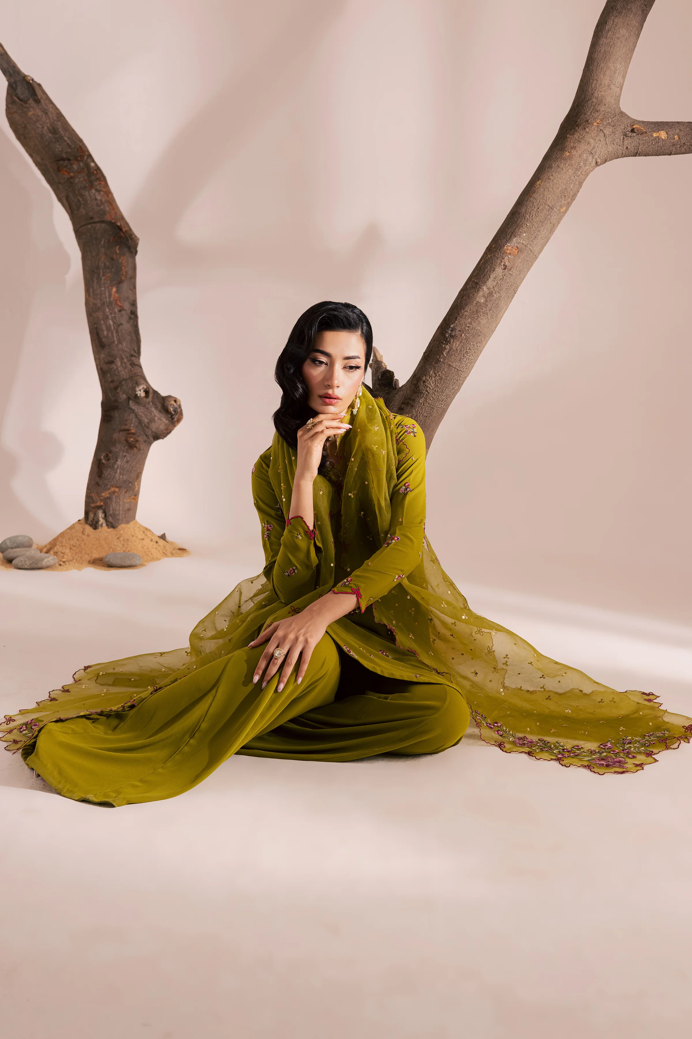 Safiya 3Pc - Festive Luxe Pret - Image 6
