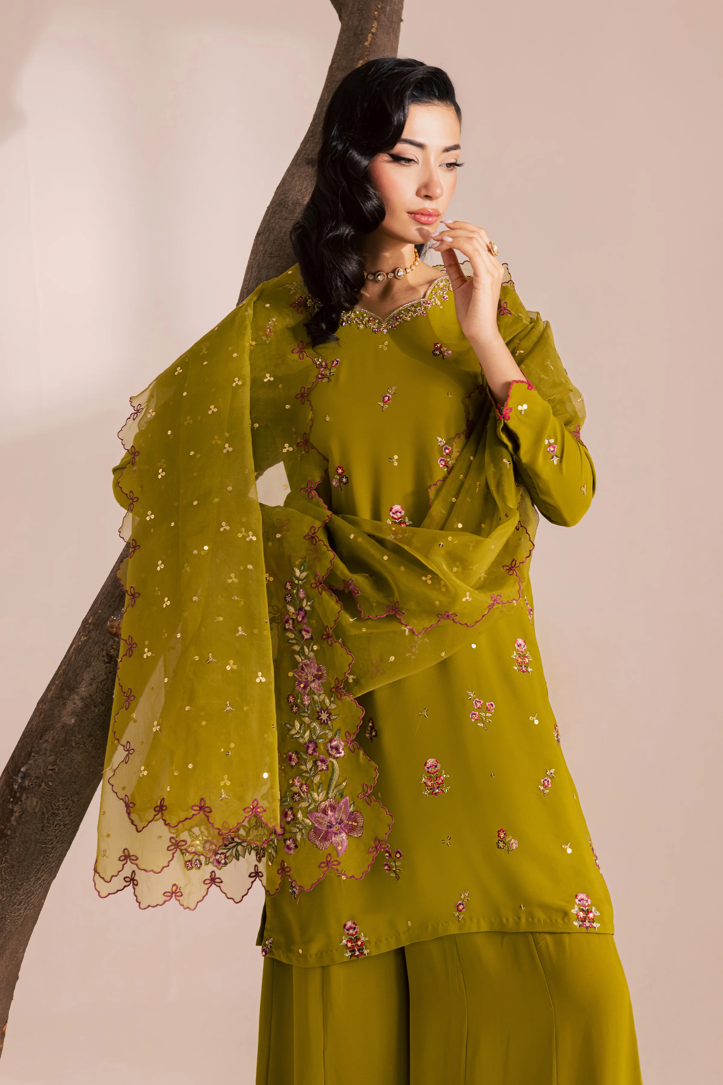 Safiya 3Pc - Festive Luxe Pret - Image 8