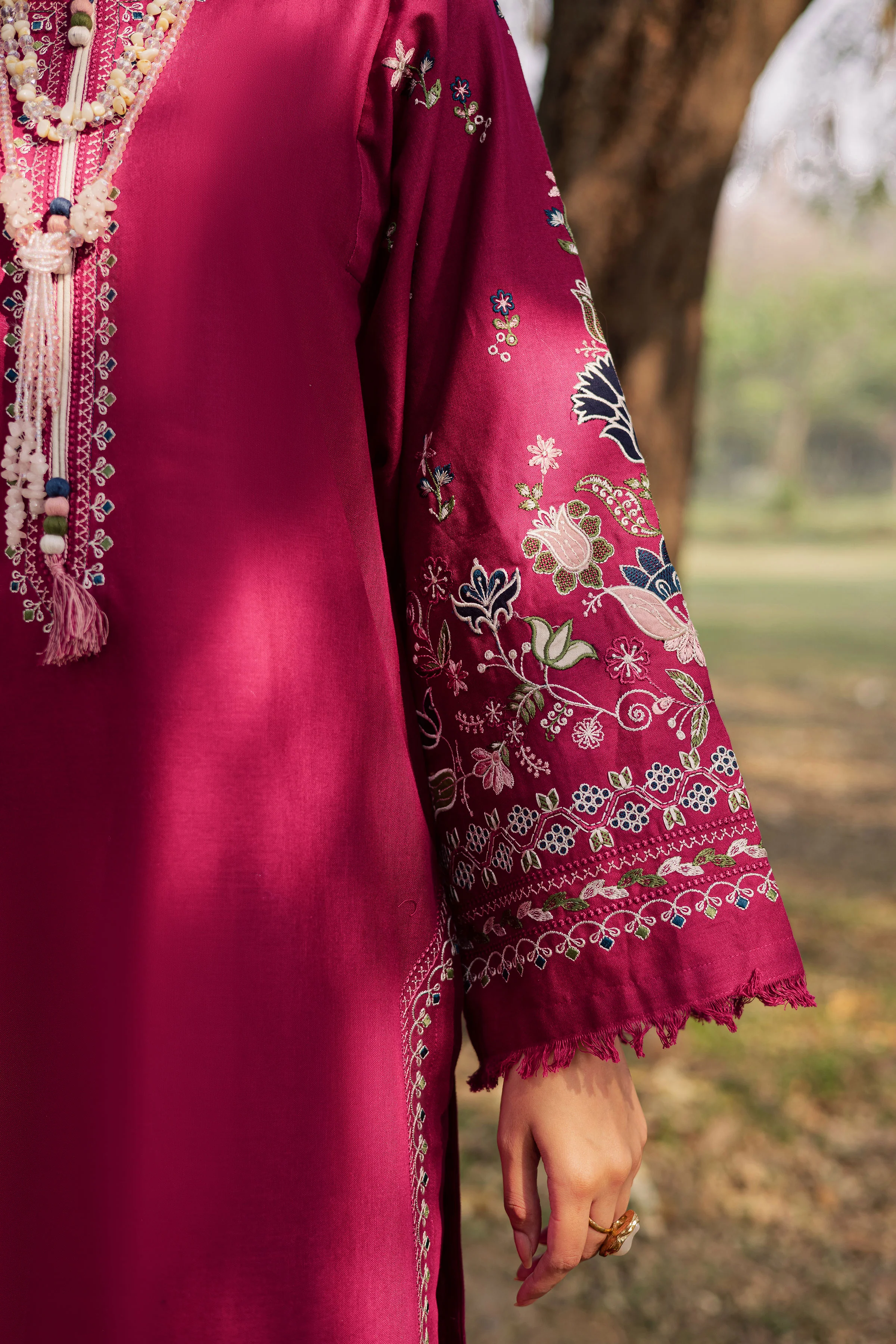 Sahara 2Pc - Embroidered Khaddar Dress - Image 10