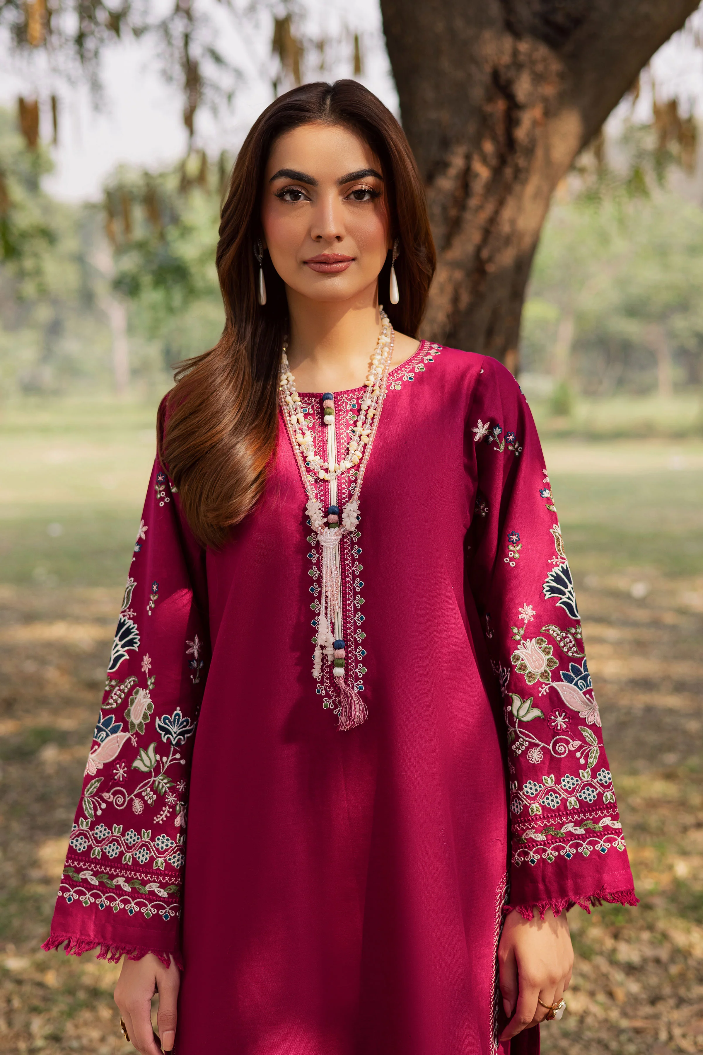 Sahara 2Pc - Embroidered Khaddar Dress - Image 2