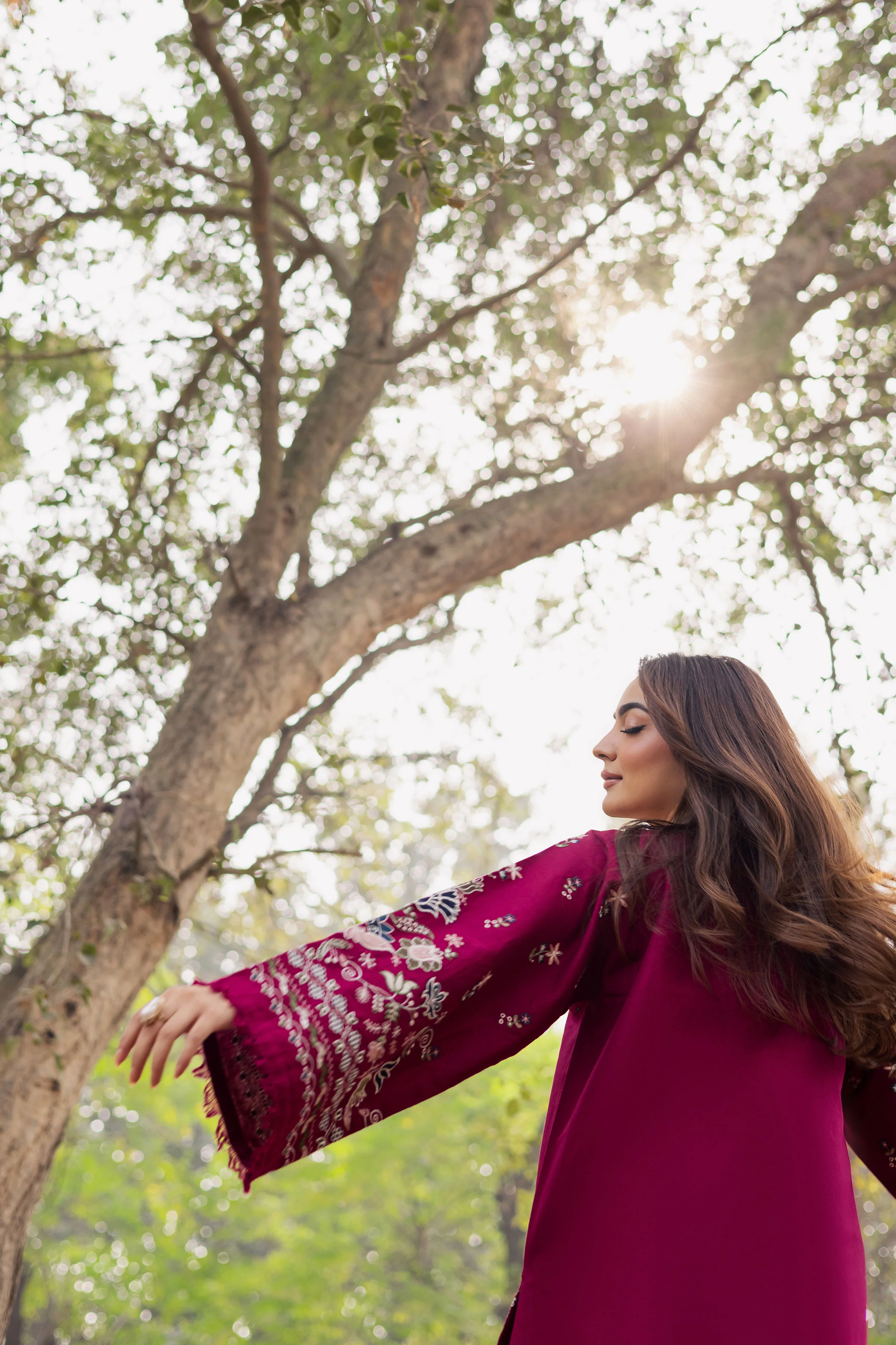 Sahara 2Pc - Embroidered Khaddar Dress - Image 7