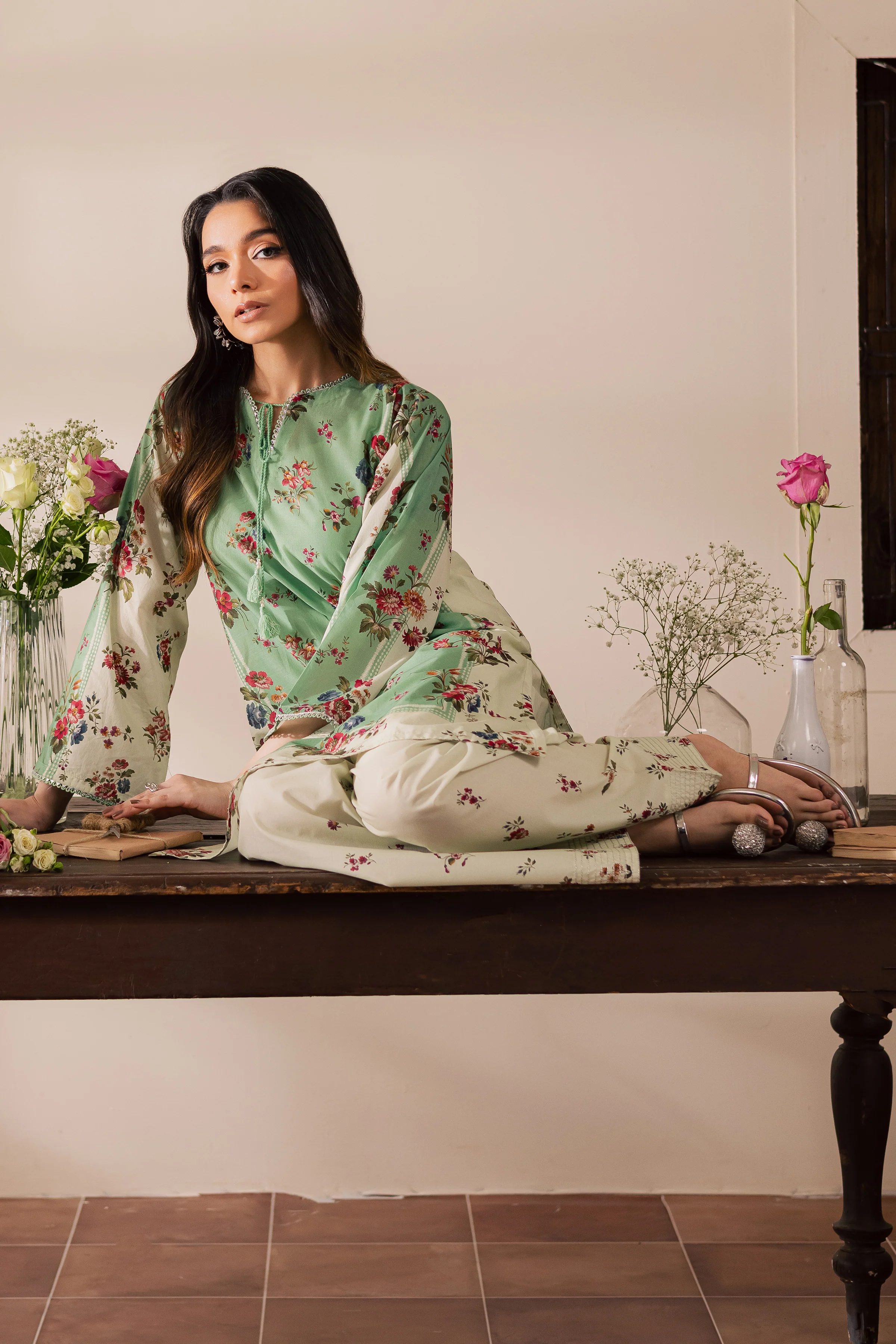 Saman 2Pc - Printed Casual Pret - Image 4