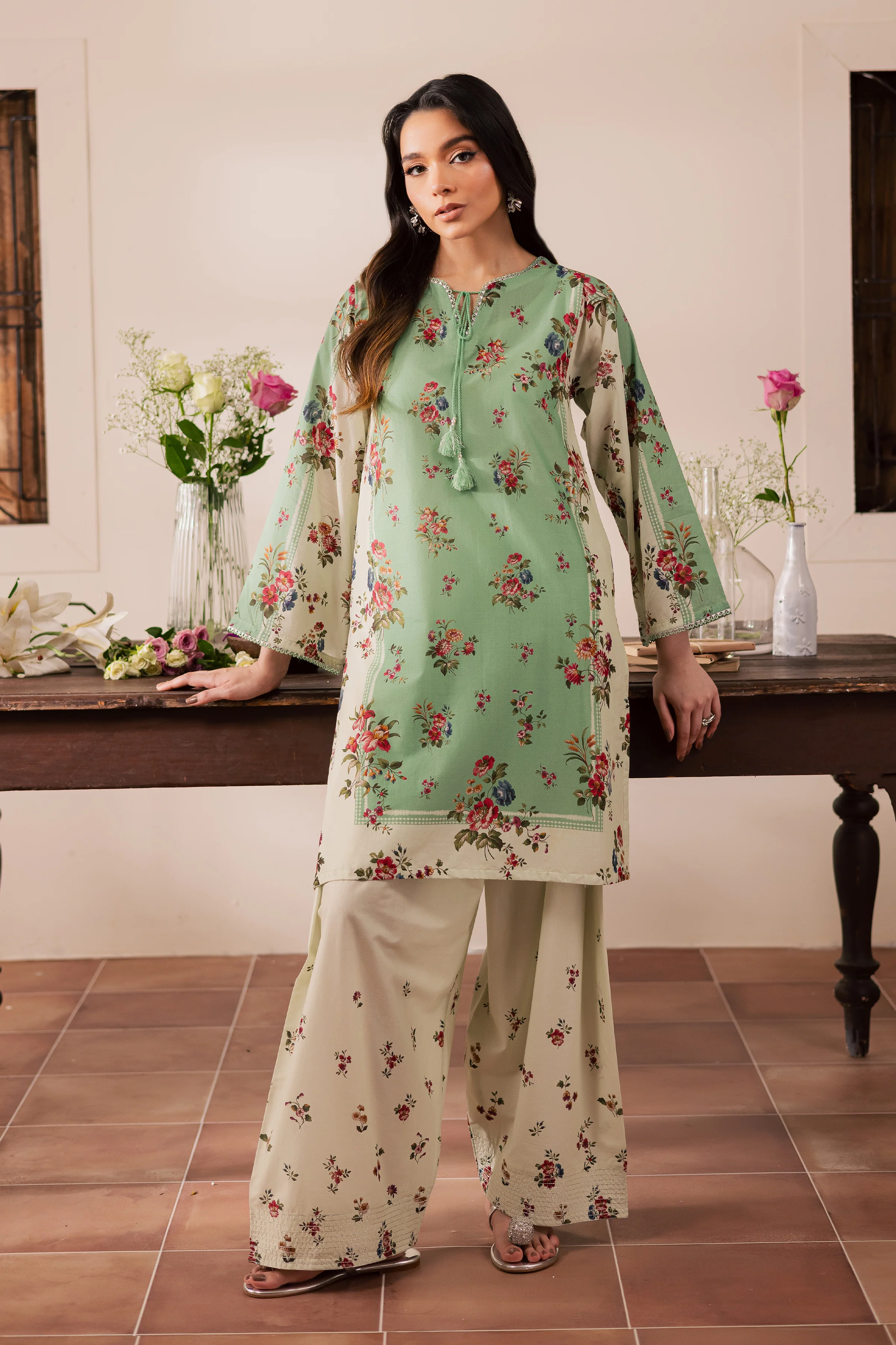 Saman 2Pc - Printed Casual Pret - Image 5