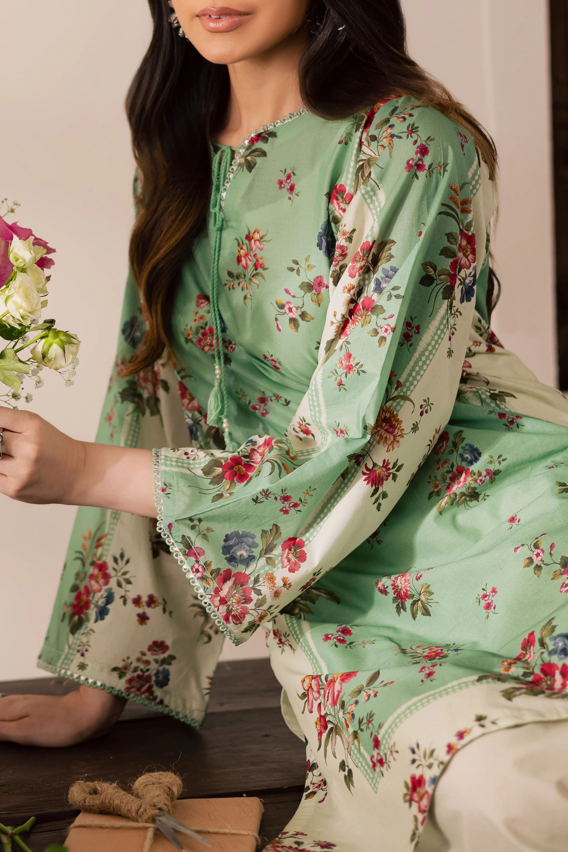 Saman 2Pc - Printed Casual Pret - Image 8