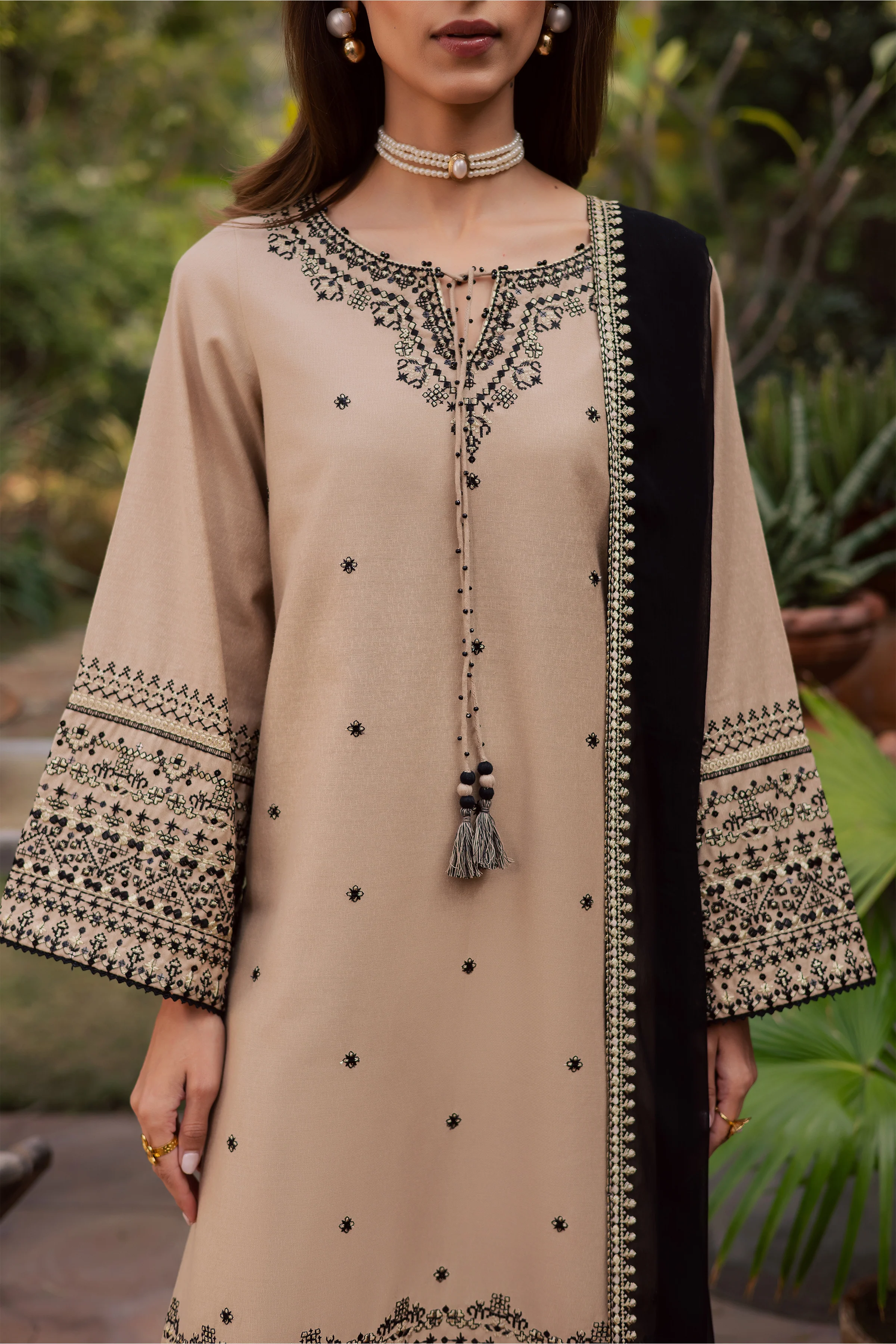 Sandstone 3Pc - Embroidered Festive Pret - Image 6