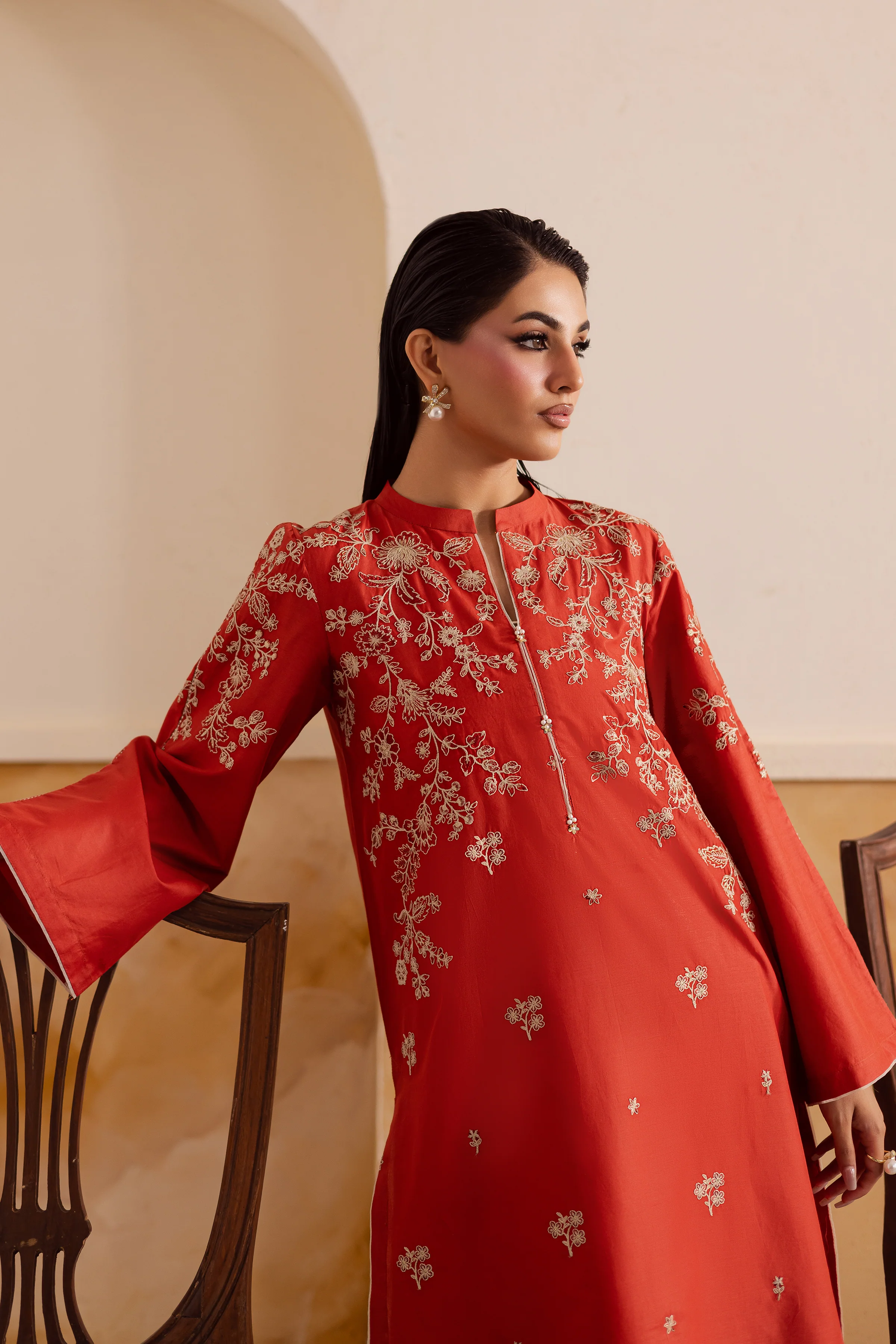 Saroor 2Pc - Embroidered Lawn Pret - Image 3