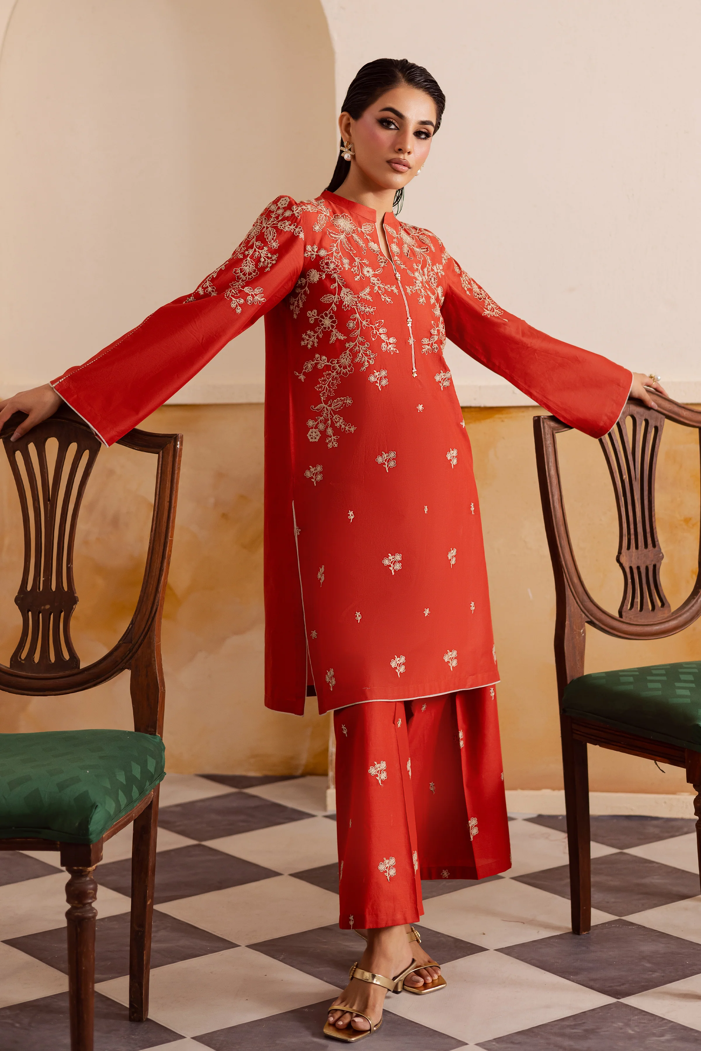 Saroor 2Pc - Embroidered Lawn Pret - Image 4