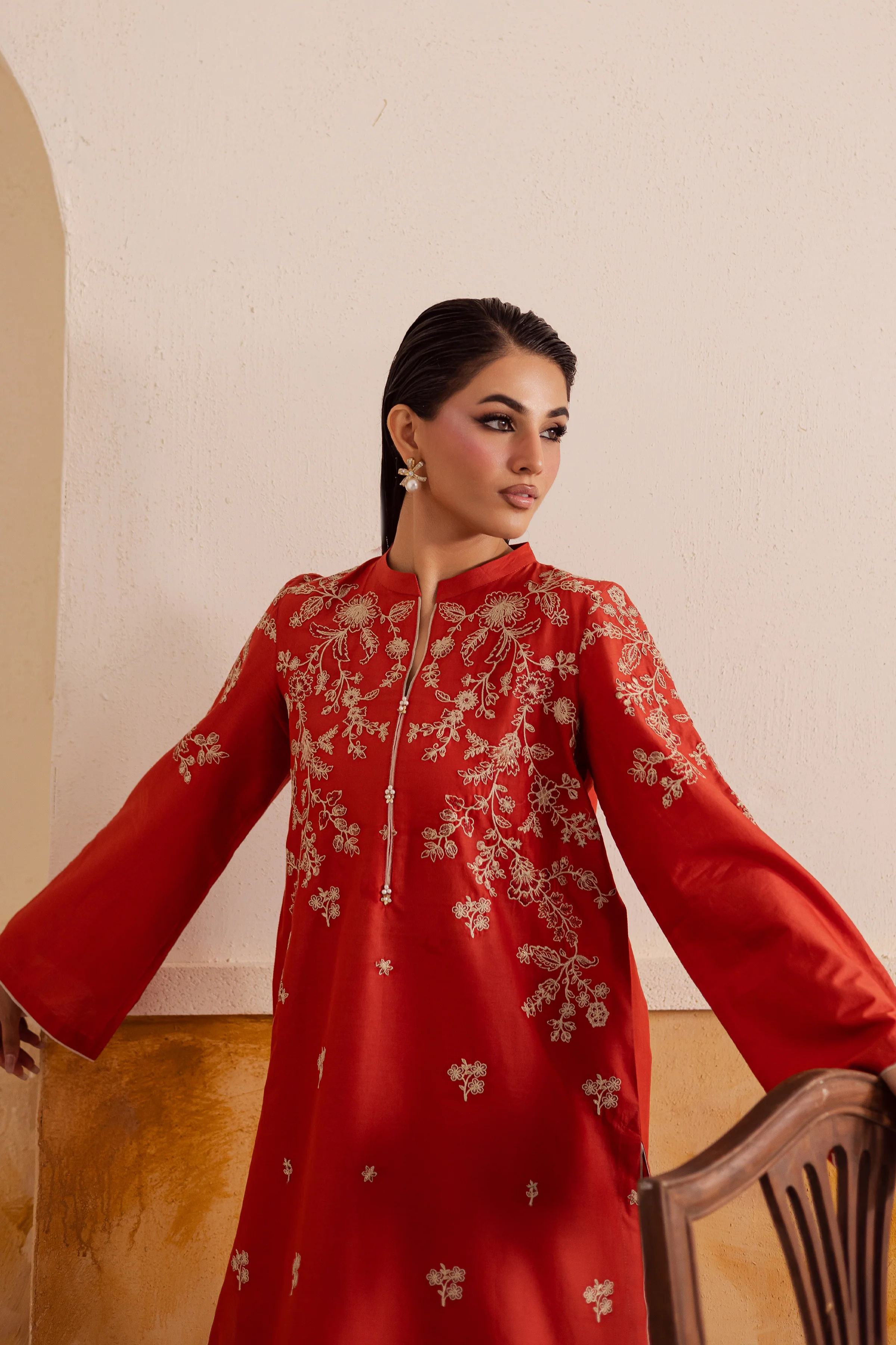 Saroor 2Pc - Embroidered Lawn Pret - Image 6