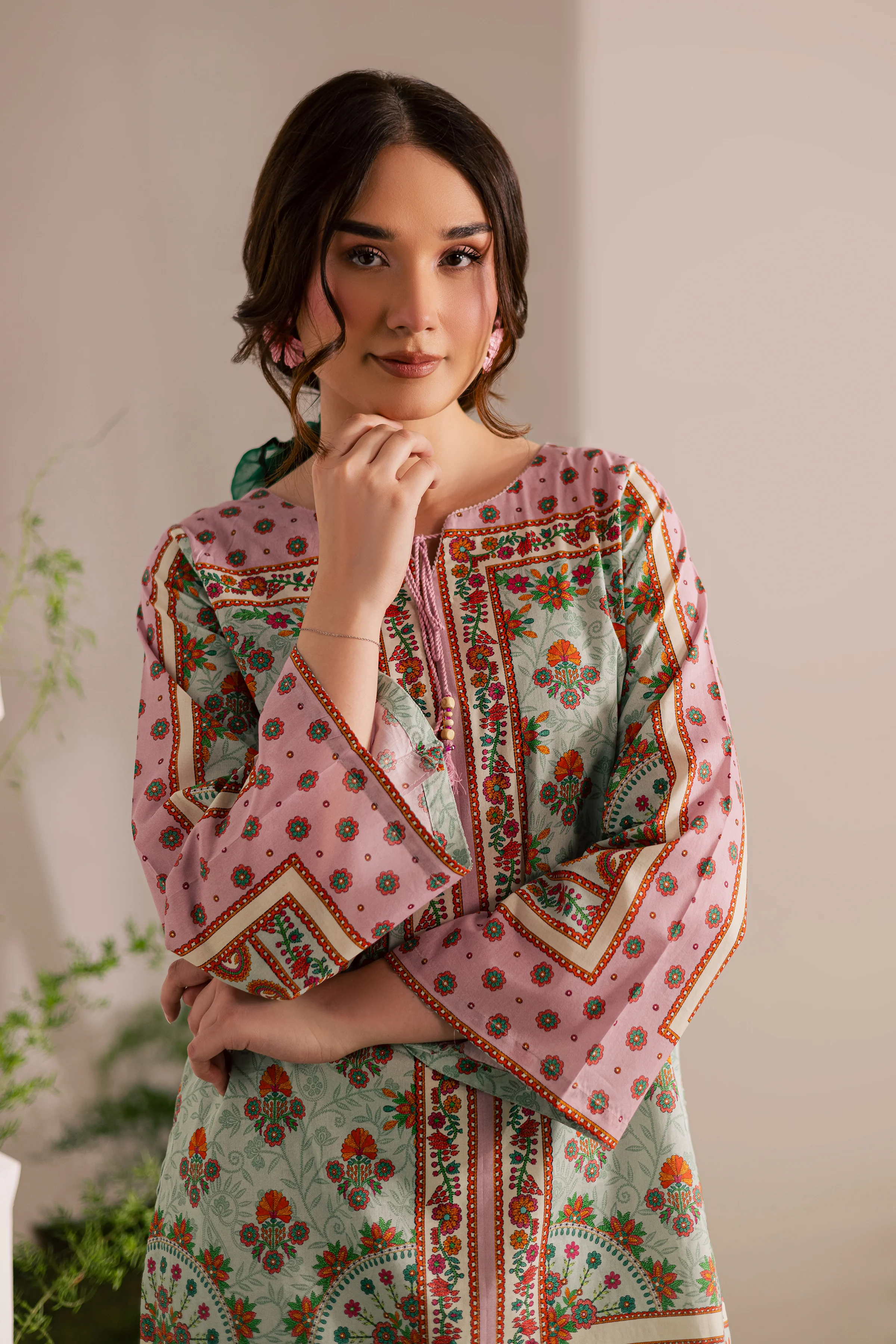 Sasha 2Pc - Printed Lawn Dress - Image 2