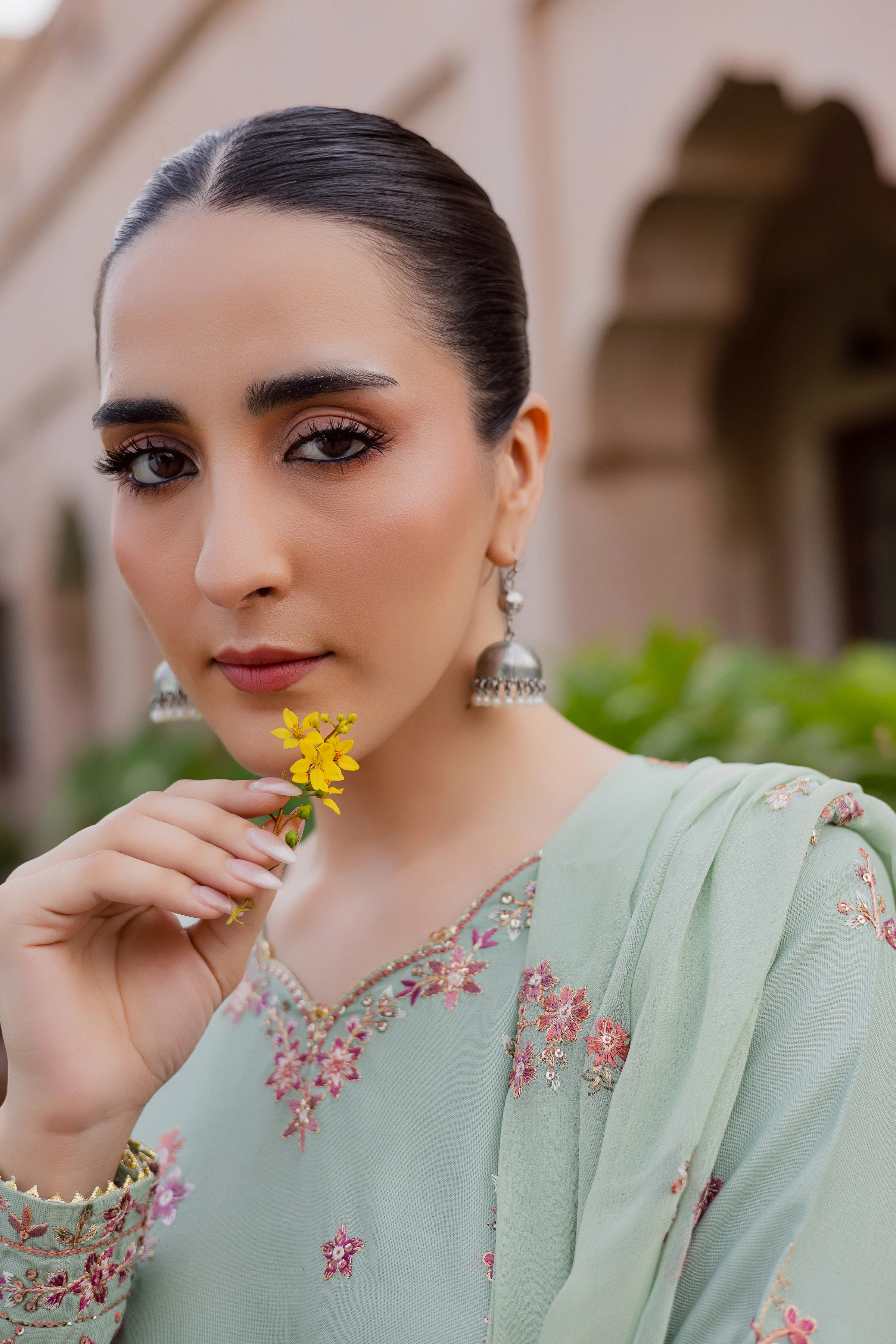 Sea Zunaisha 3Pc - Embroidered Khaddar Dress - Image 6