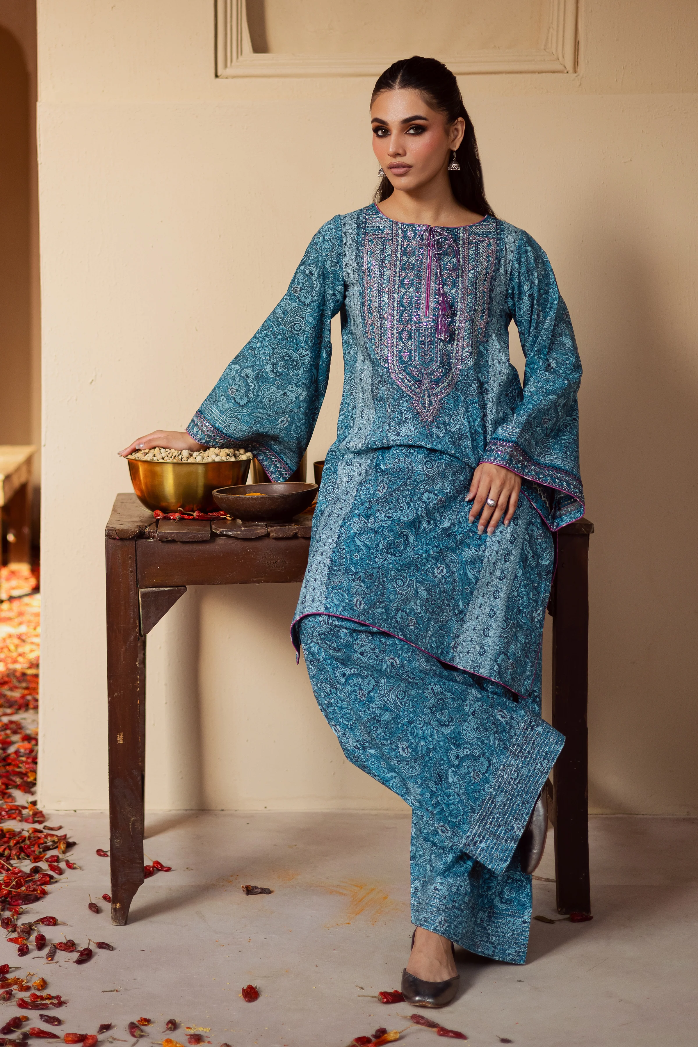 Semaj 2Pc - Festive Eid Prints - Image 4