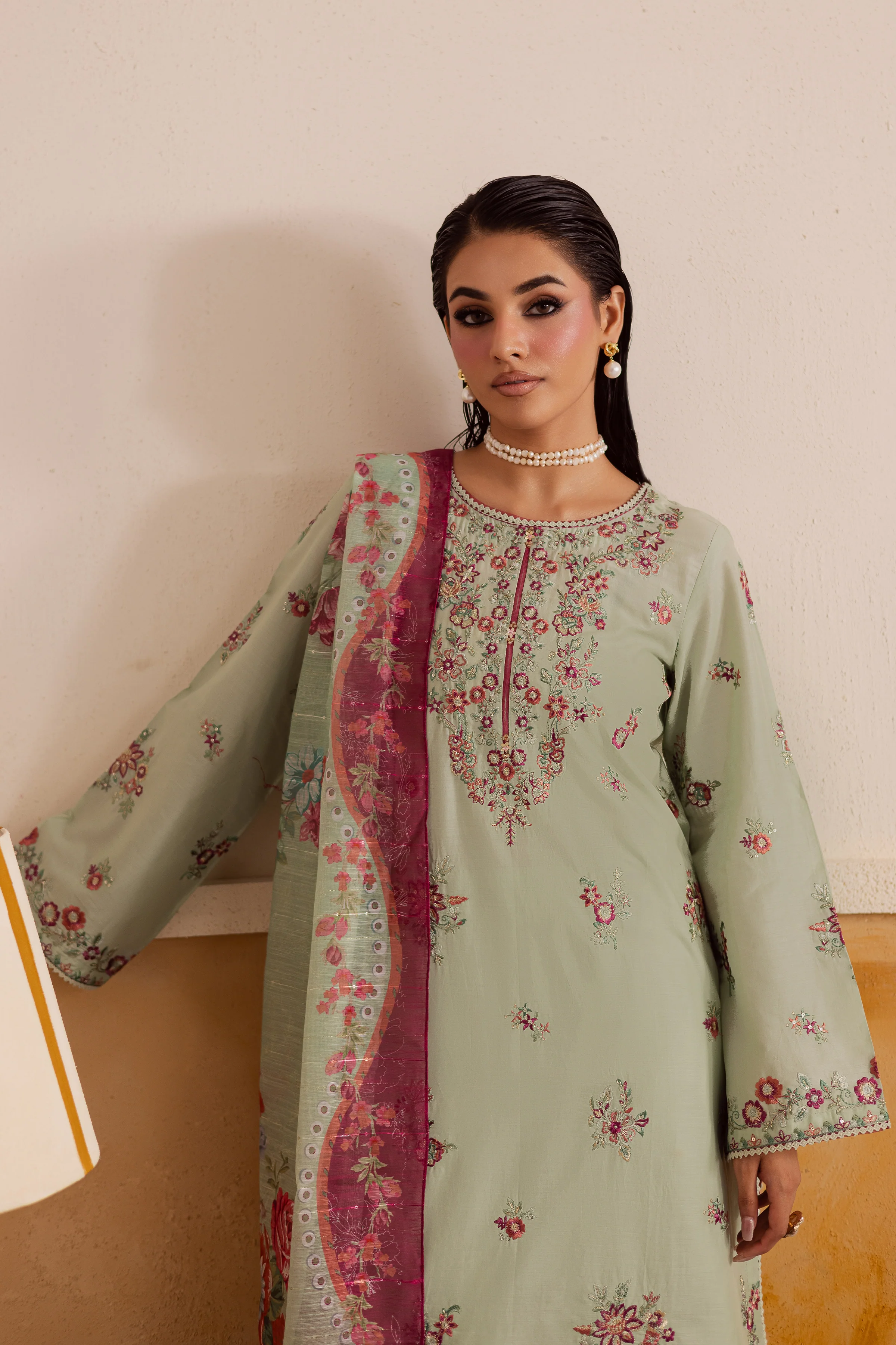 Senna 3Pc - Embroidered Lawn Pret - Image 2