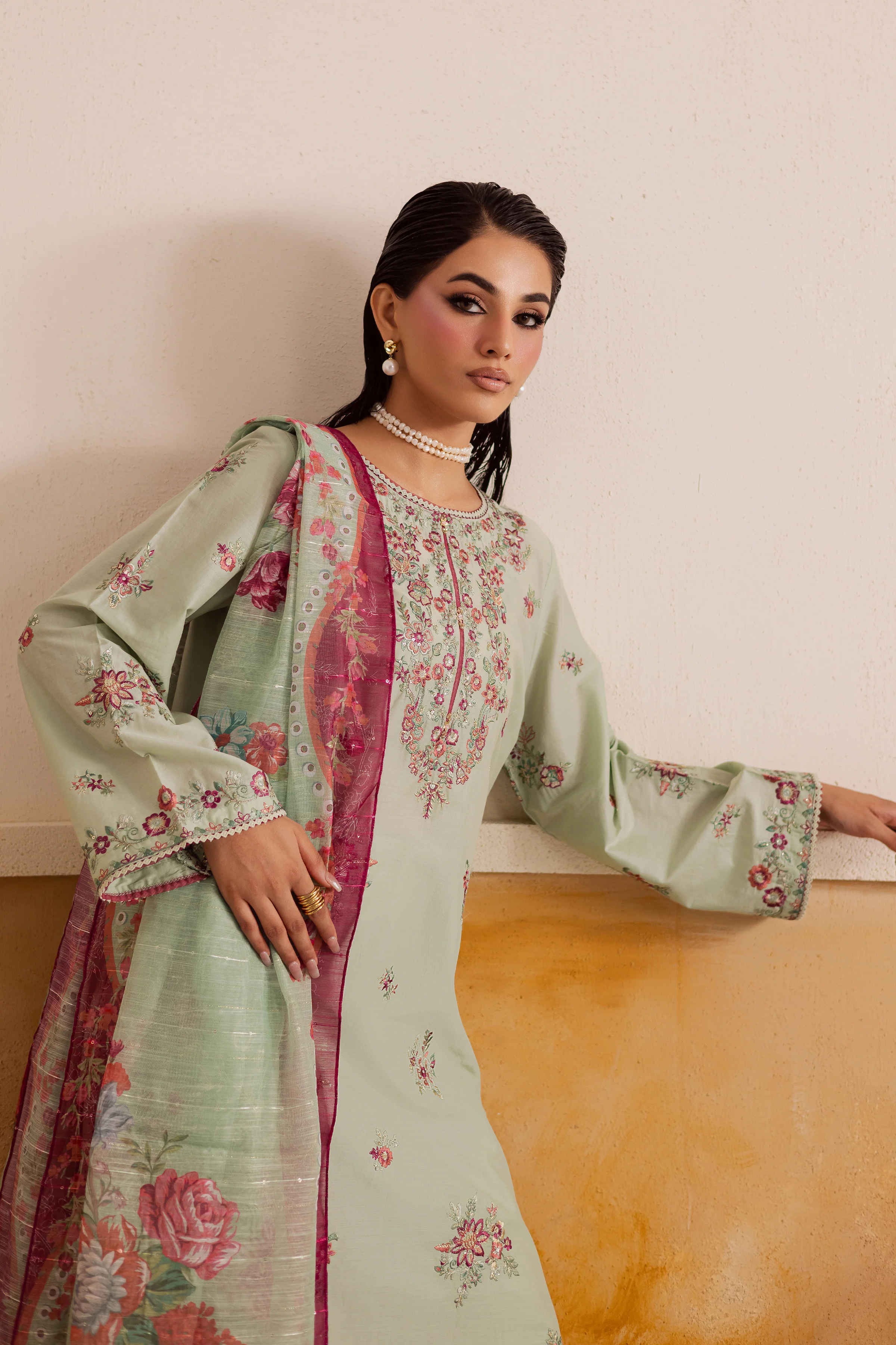 Senna 3Pc - Embroidered Lawn Pret - Image 5