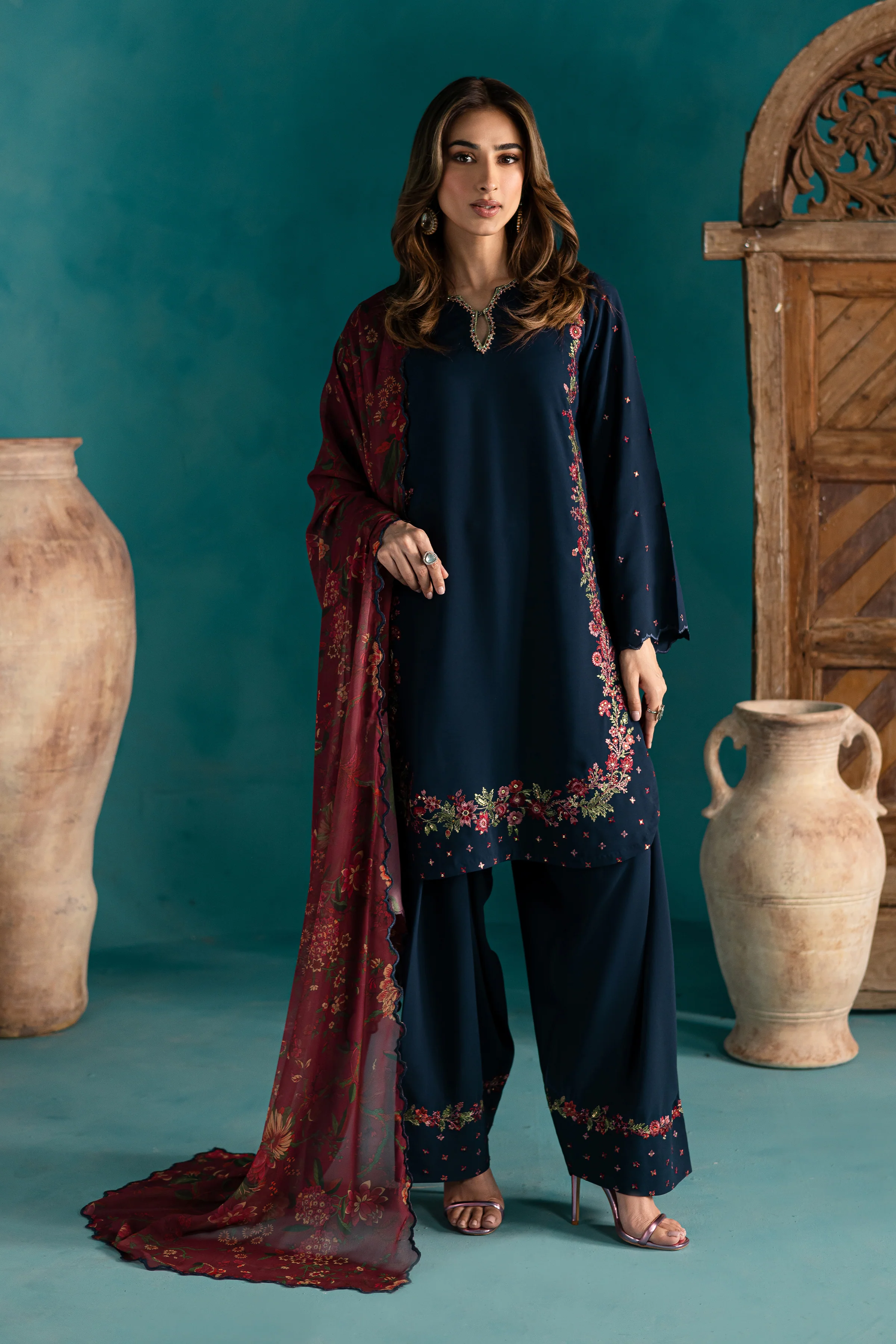 Seyran 3Pc - Georgette Luxe Pret - Image 4