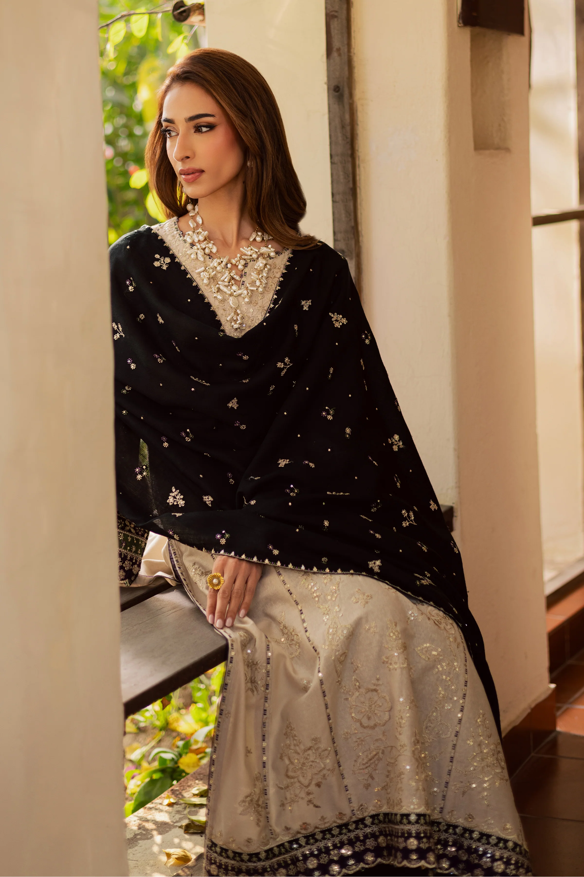 Shajahan 3Pc - Embroidered Festive Pret - Image 6