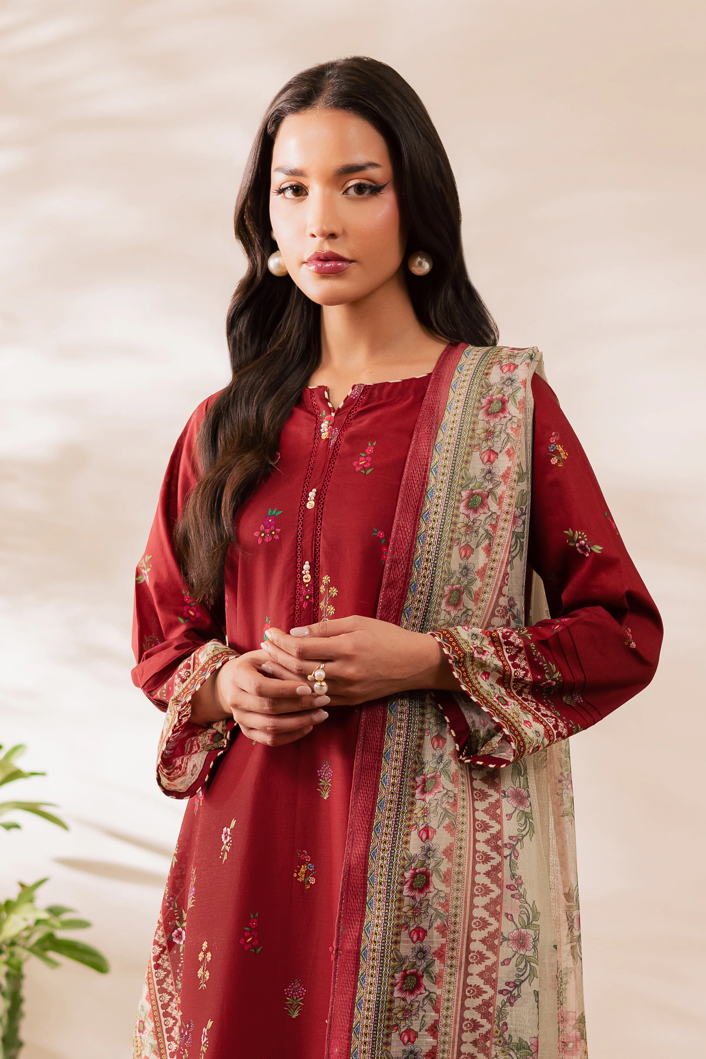 Shayla 3Pc - Printed Casual Pret - Image 2