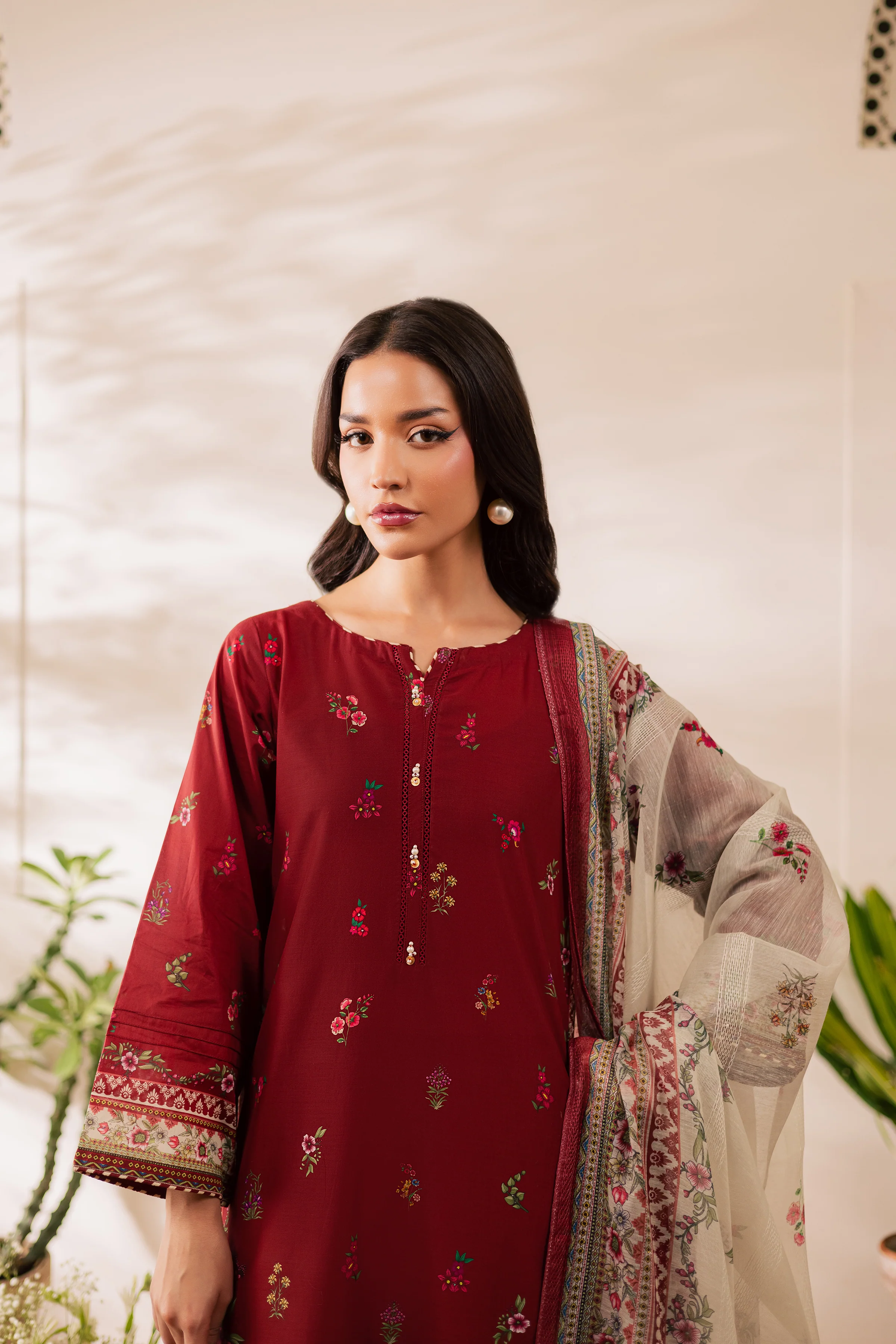 Shayla 3Pc - Printed Casual Pret - Image 3