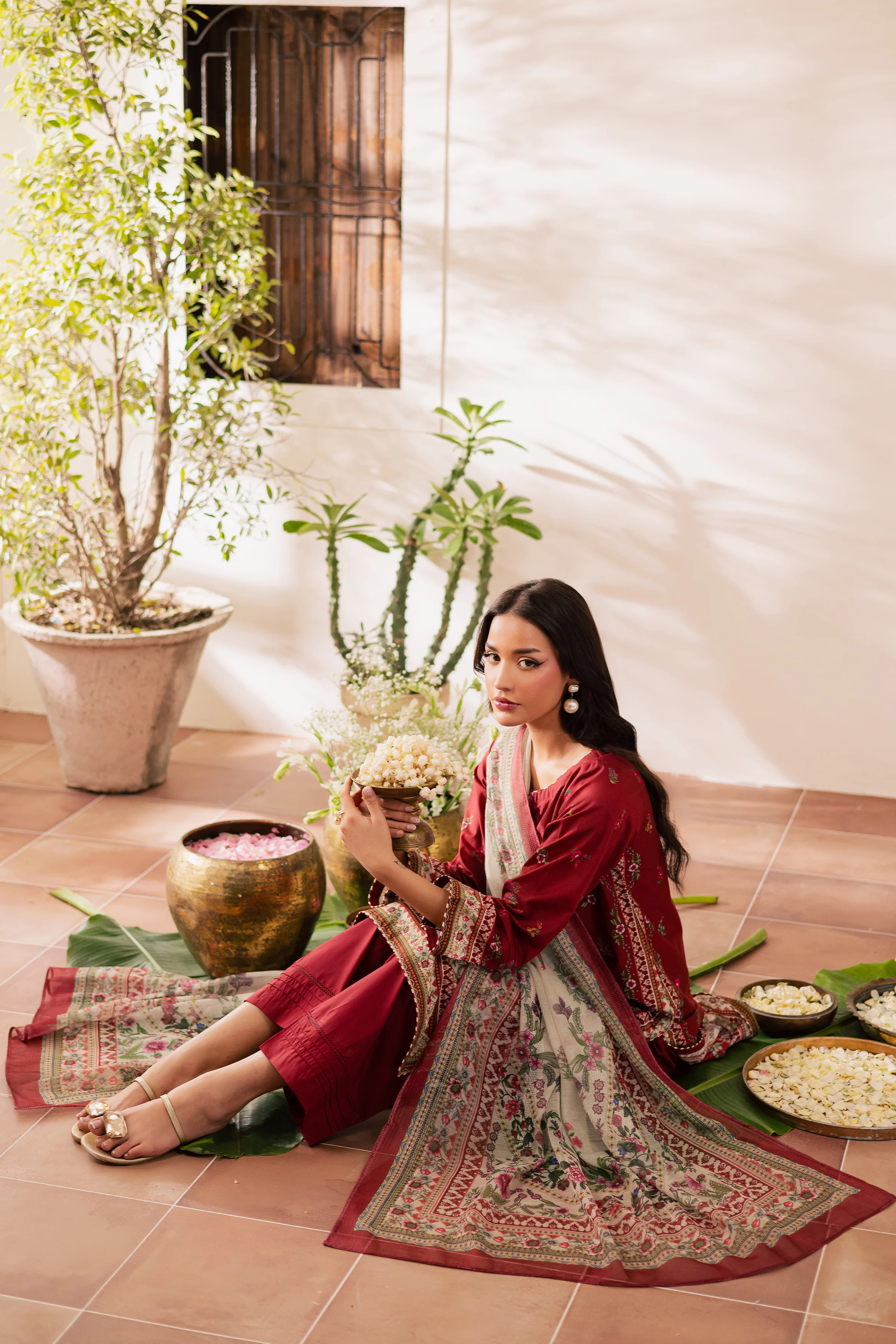 Shayla 3Pc - Printed Casual Pret - Image 4