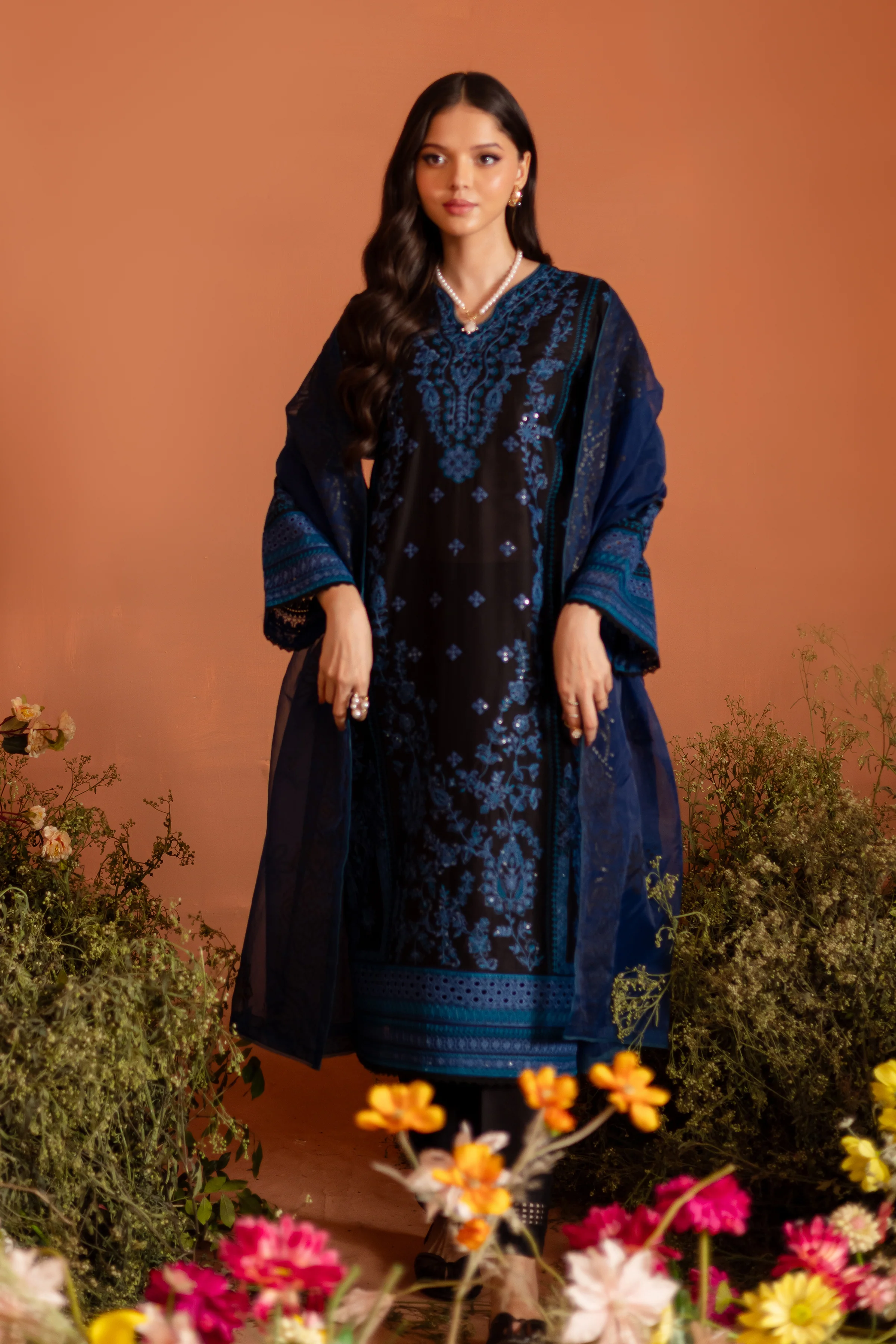 Shehrzad 3Pc - Embroidered Lawn Dress - Image 6