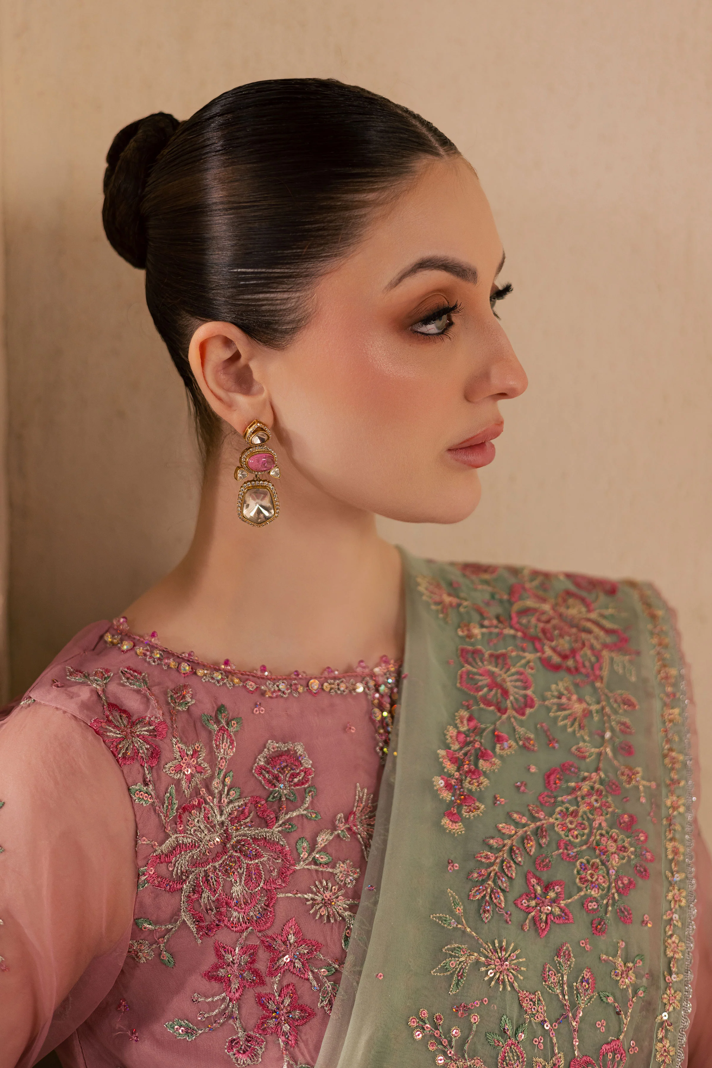 Shirin 3Pc - Embroidered Luxe Pret - Image 7