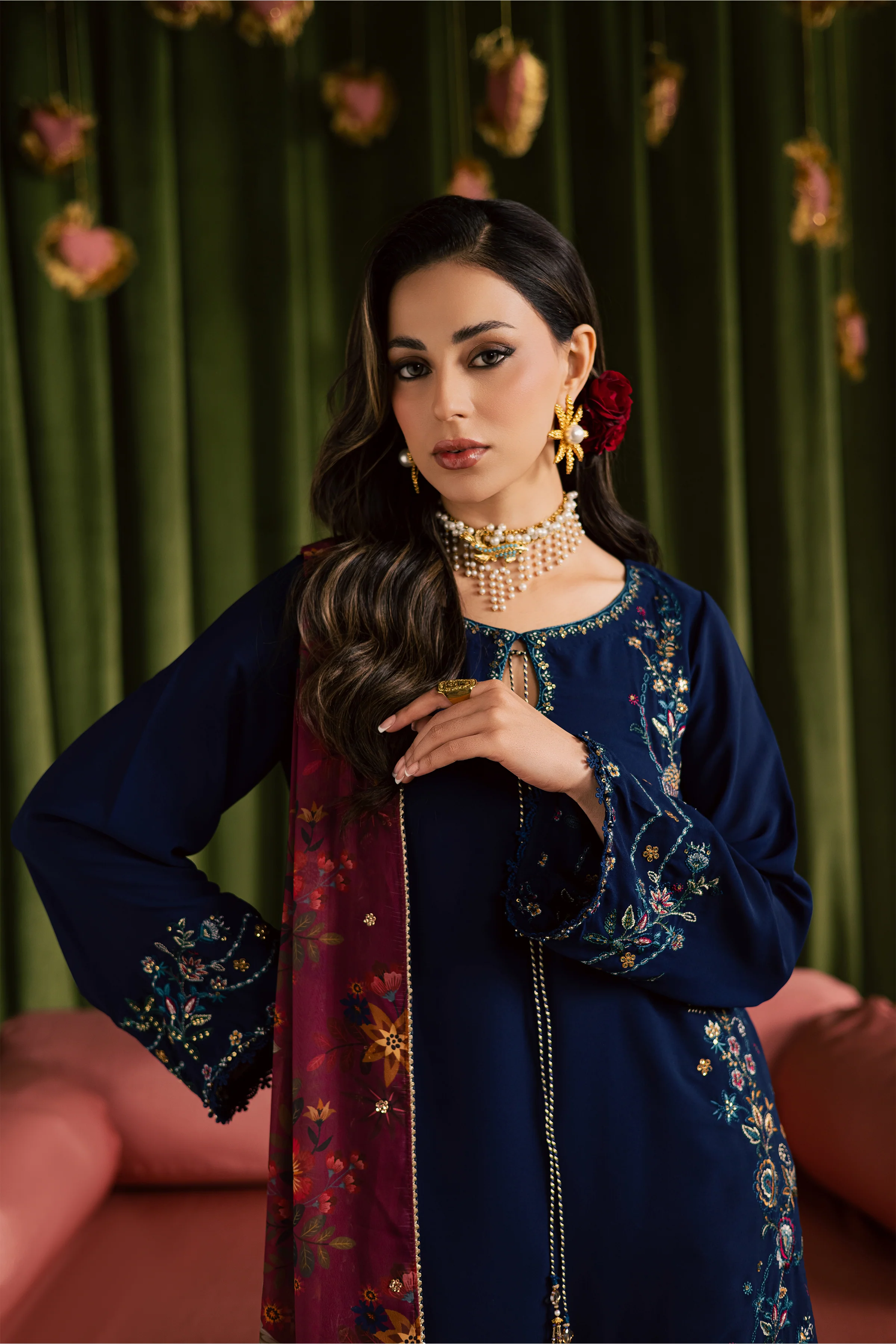 Simona 3Pc - Festive Luxe Pret - Image 2