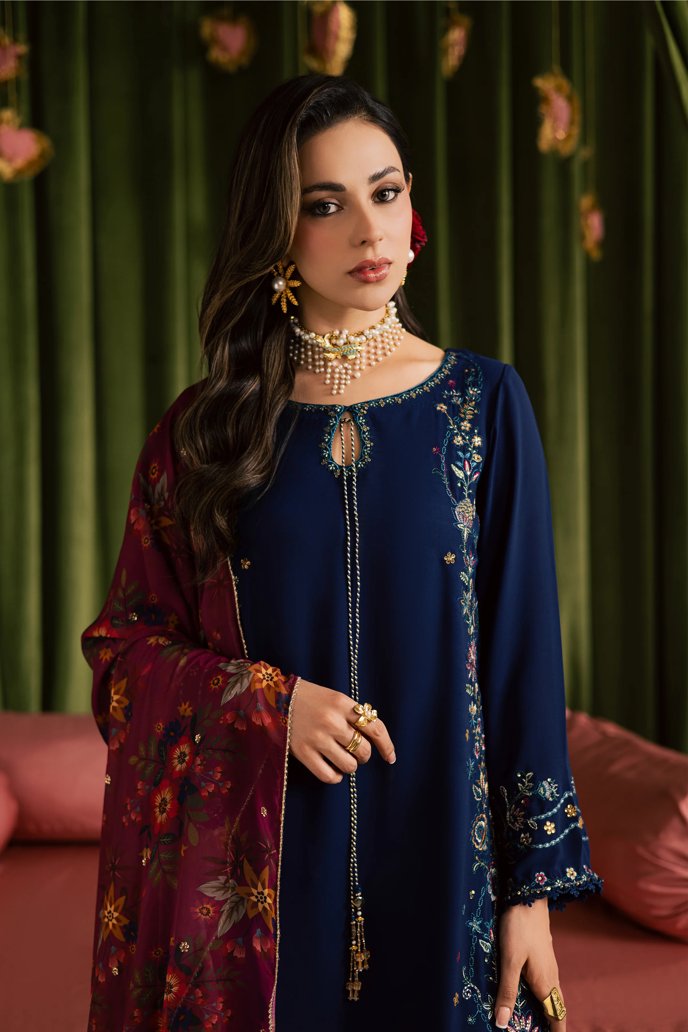 Simona 3Pc - Festive Luxe Pret - Image 6