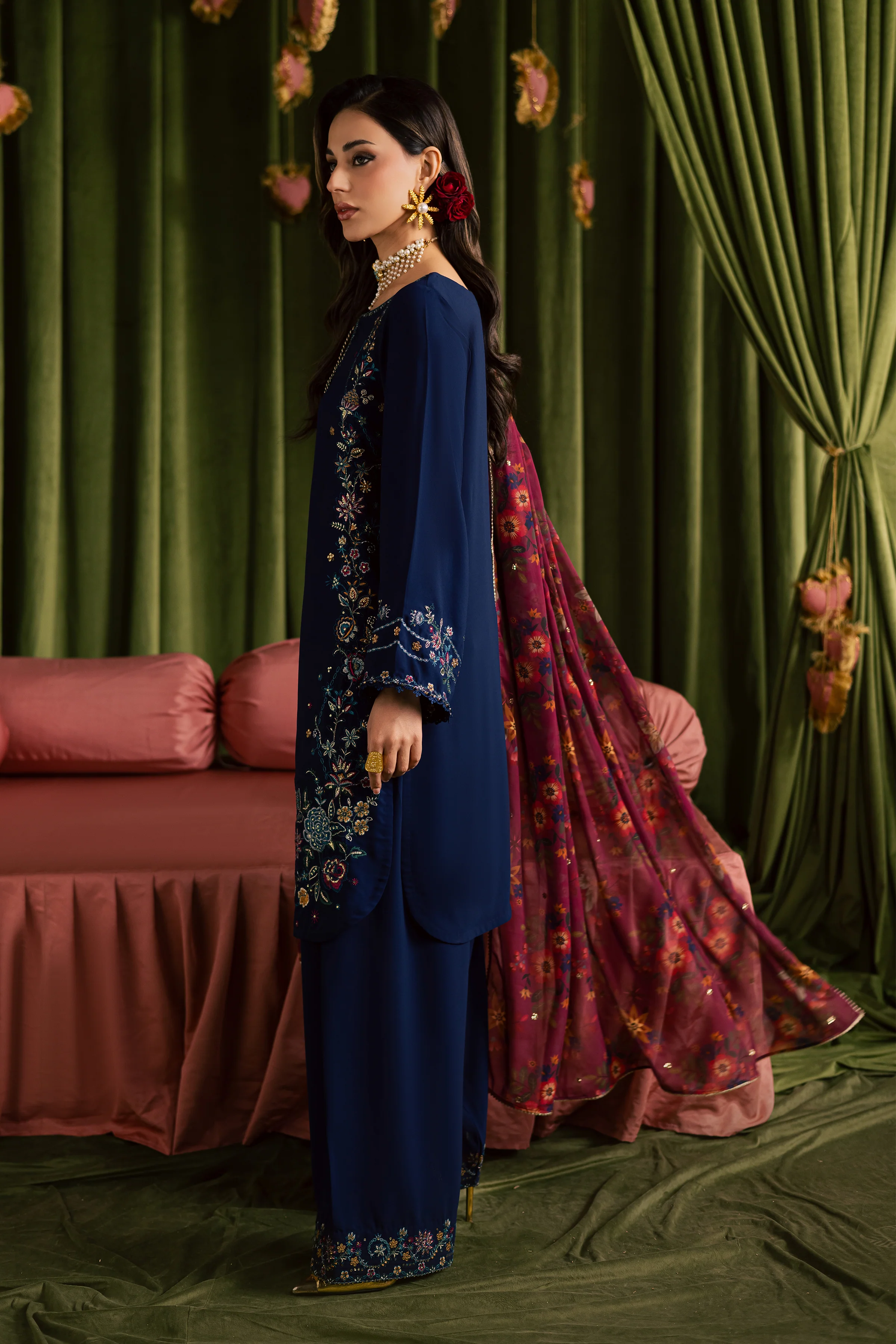 Simona 3Pc - Festive Luxe Pret - Image 8