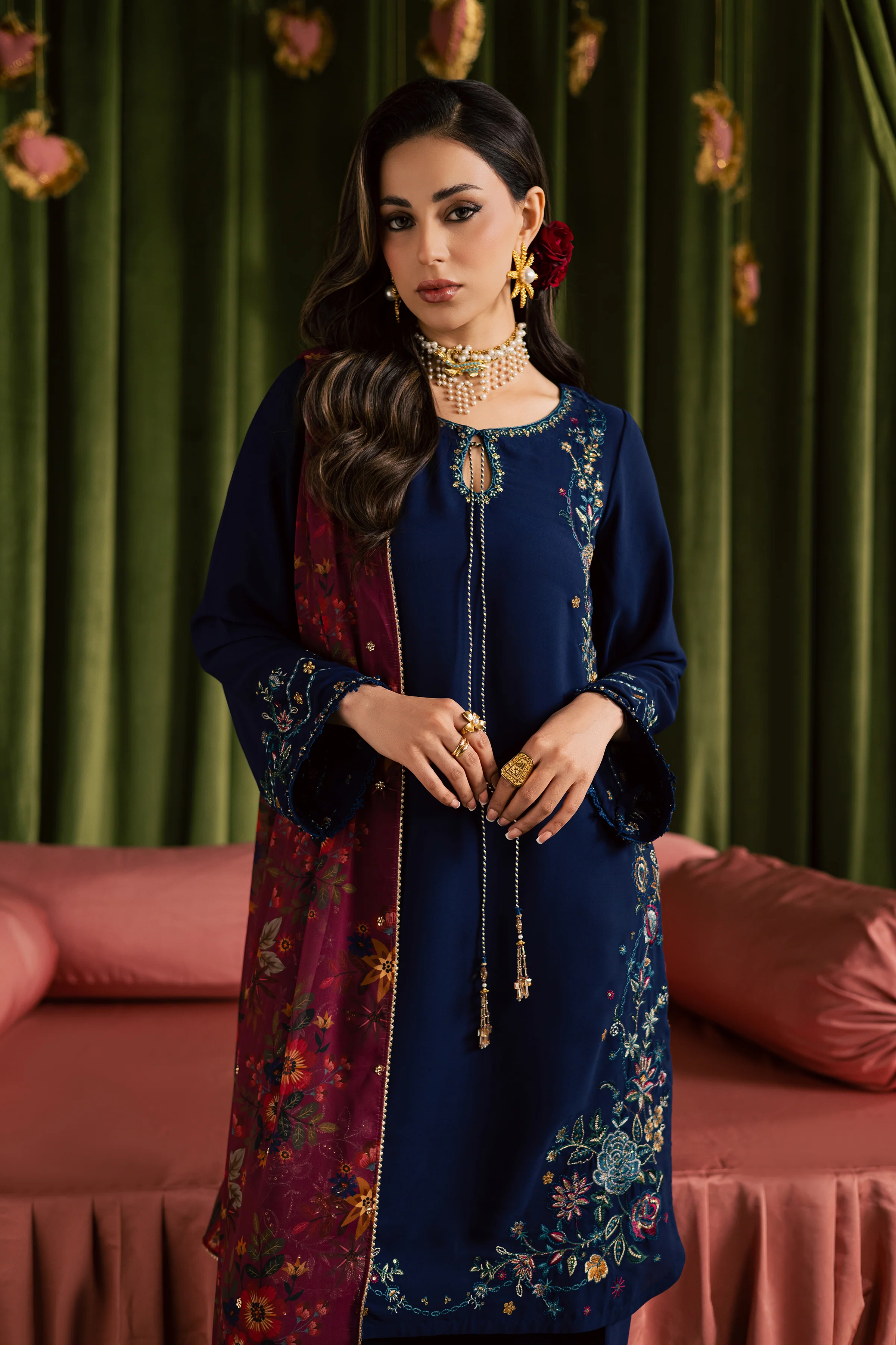 Simona 3Pc - Festive Luxe Pret - Image 9