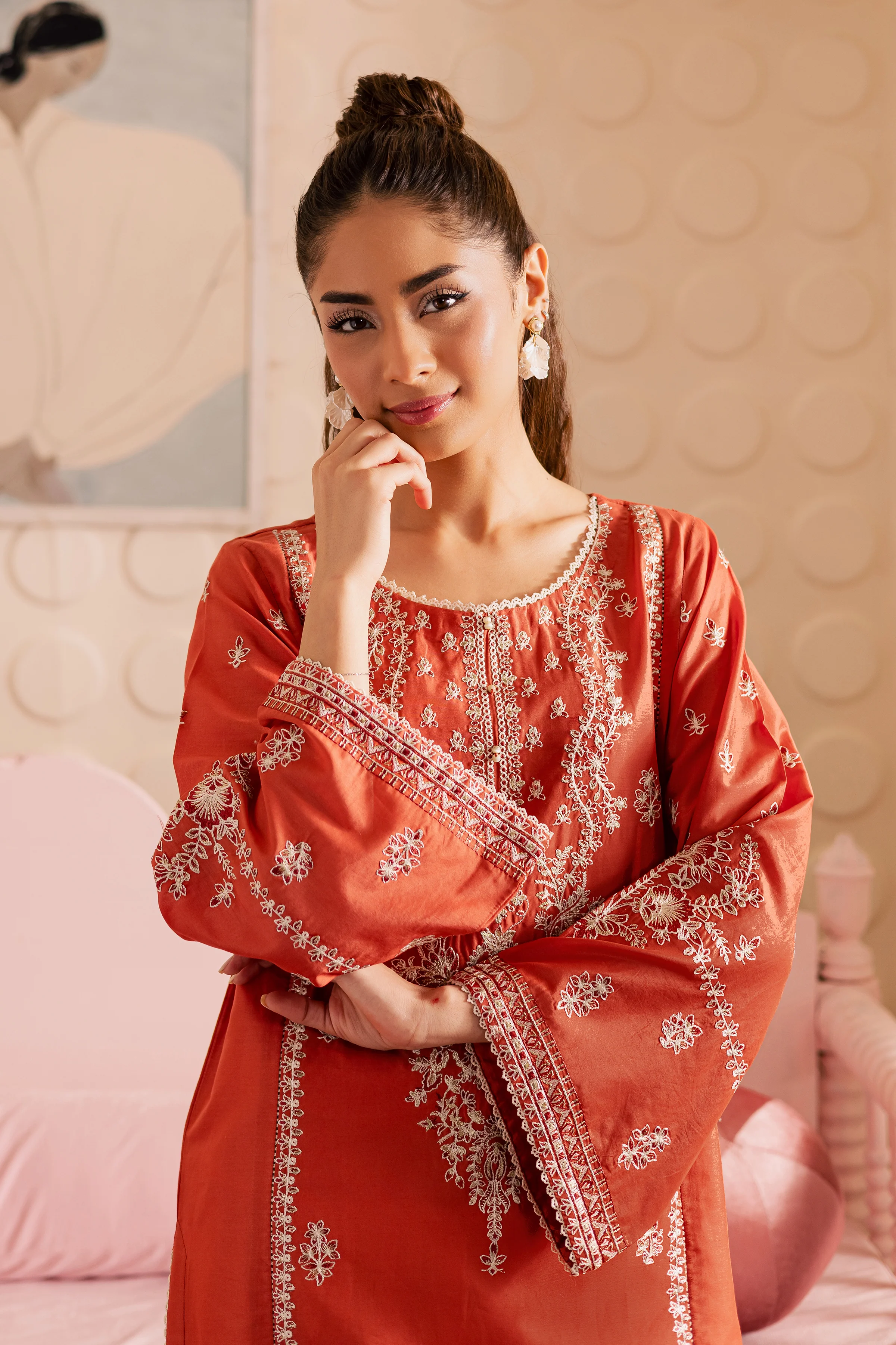 Sira 2Pc - Embroidered Lawn Pret - Image 2