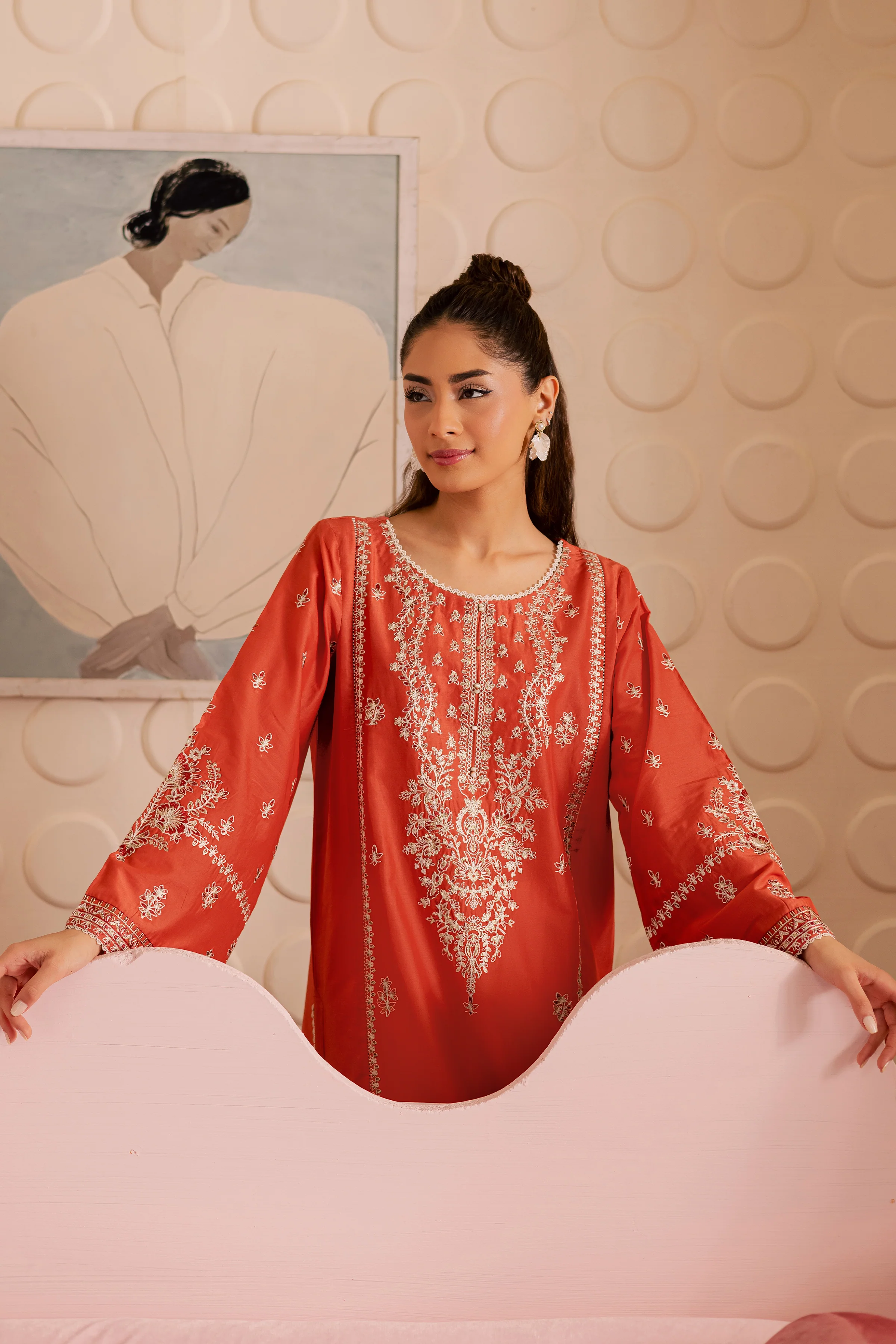 Sira 2Pc - Embroidered Lawn Pret - Image 6