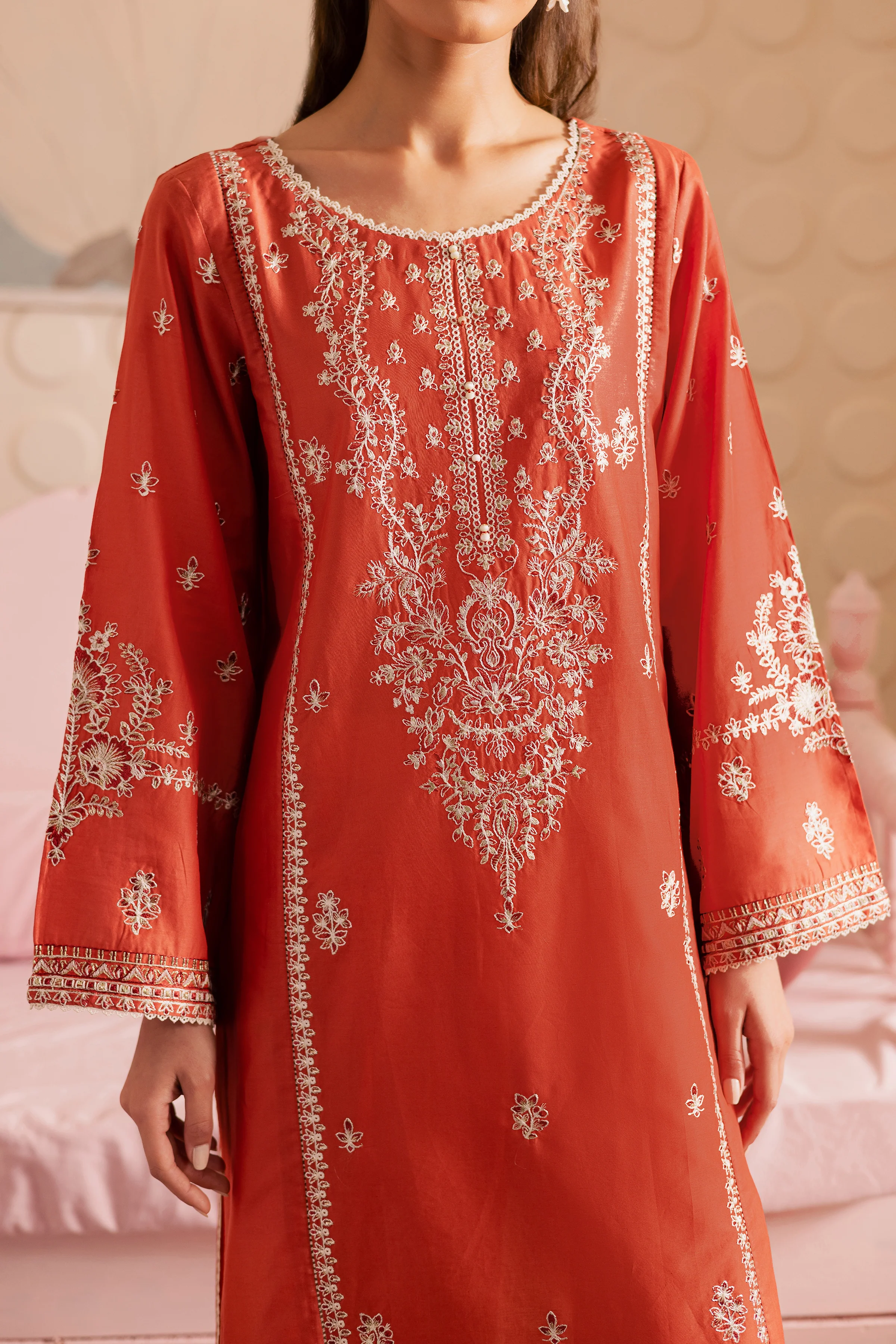 Sira 2Pc - Embroidered Lawn Pret - Image 8