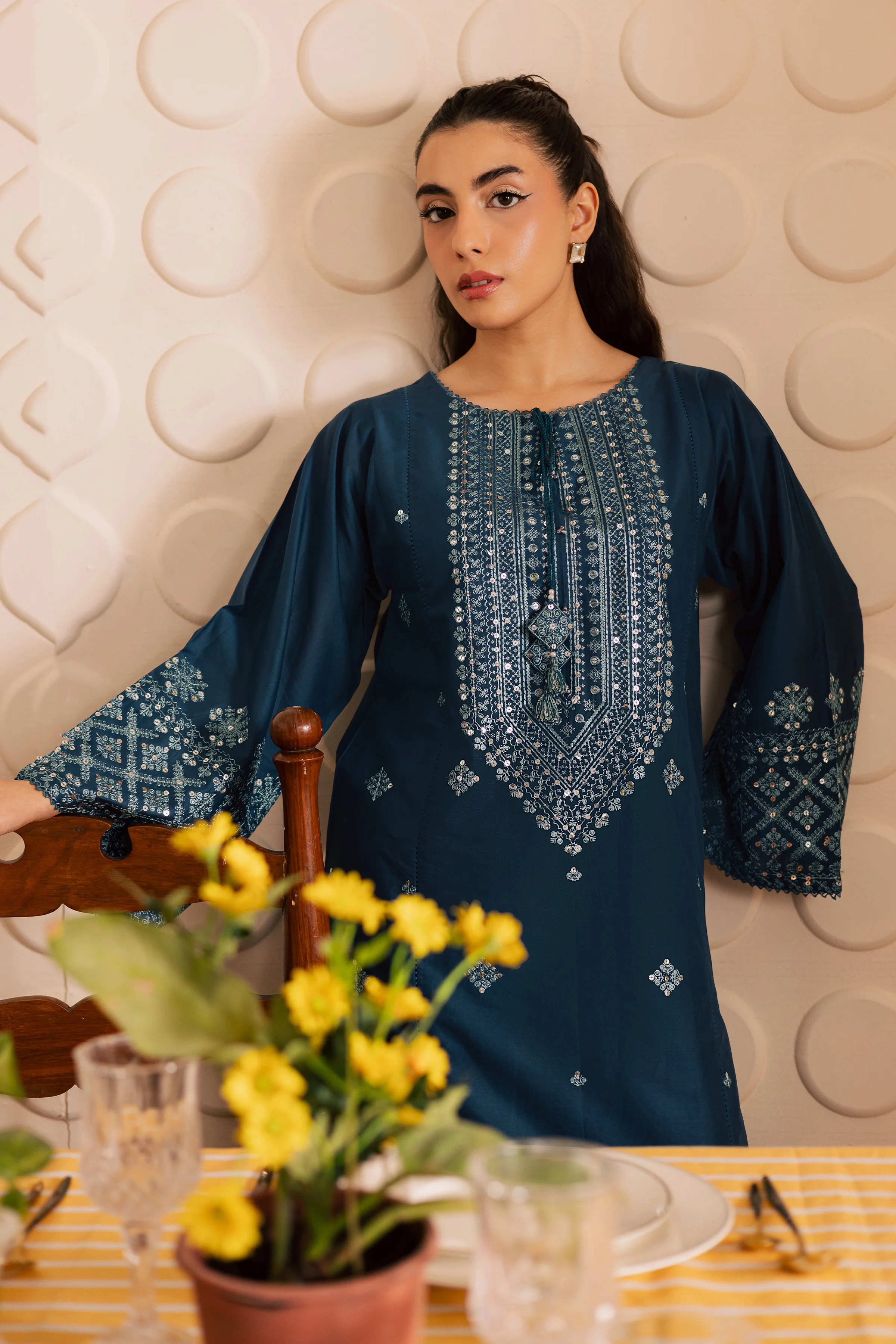 Sky 2pc - Embroidered Lawn Pret - Image 3
