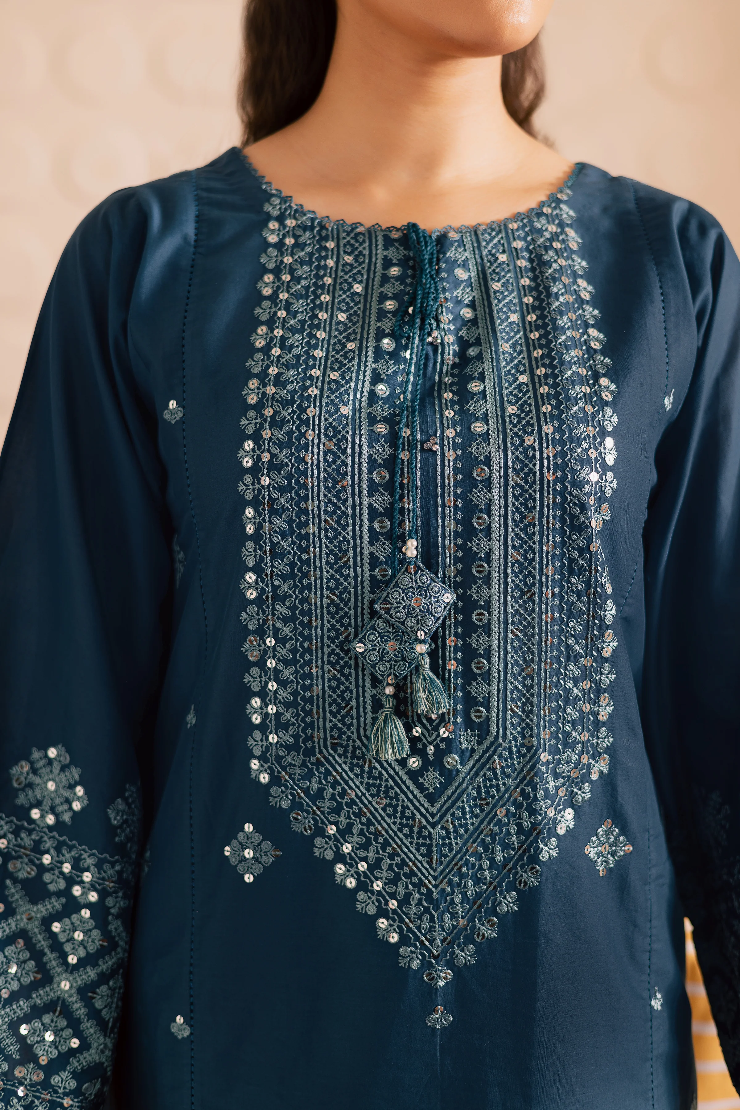 Sky 2pc - Embroidered Lawn Pret - Image 6
