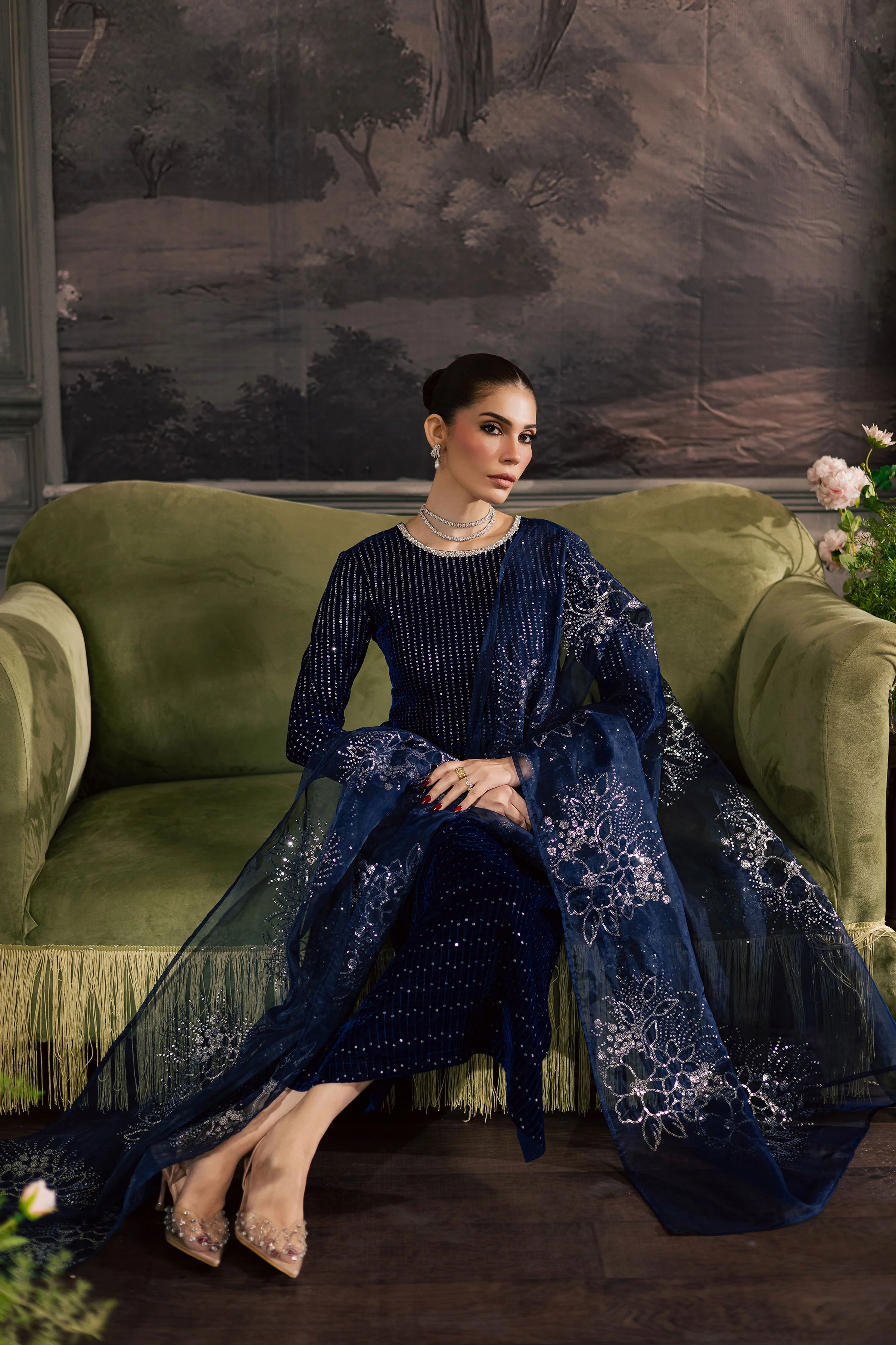 Skynote 3Pc - Velvet Luxe Pret - Image 3