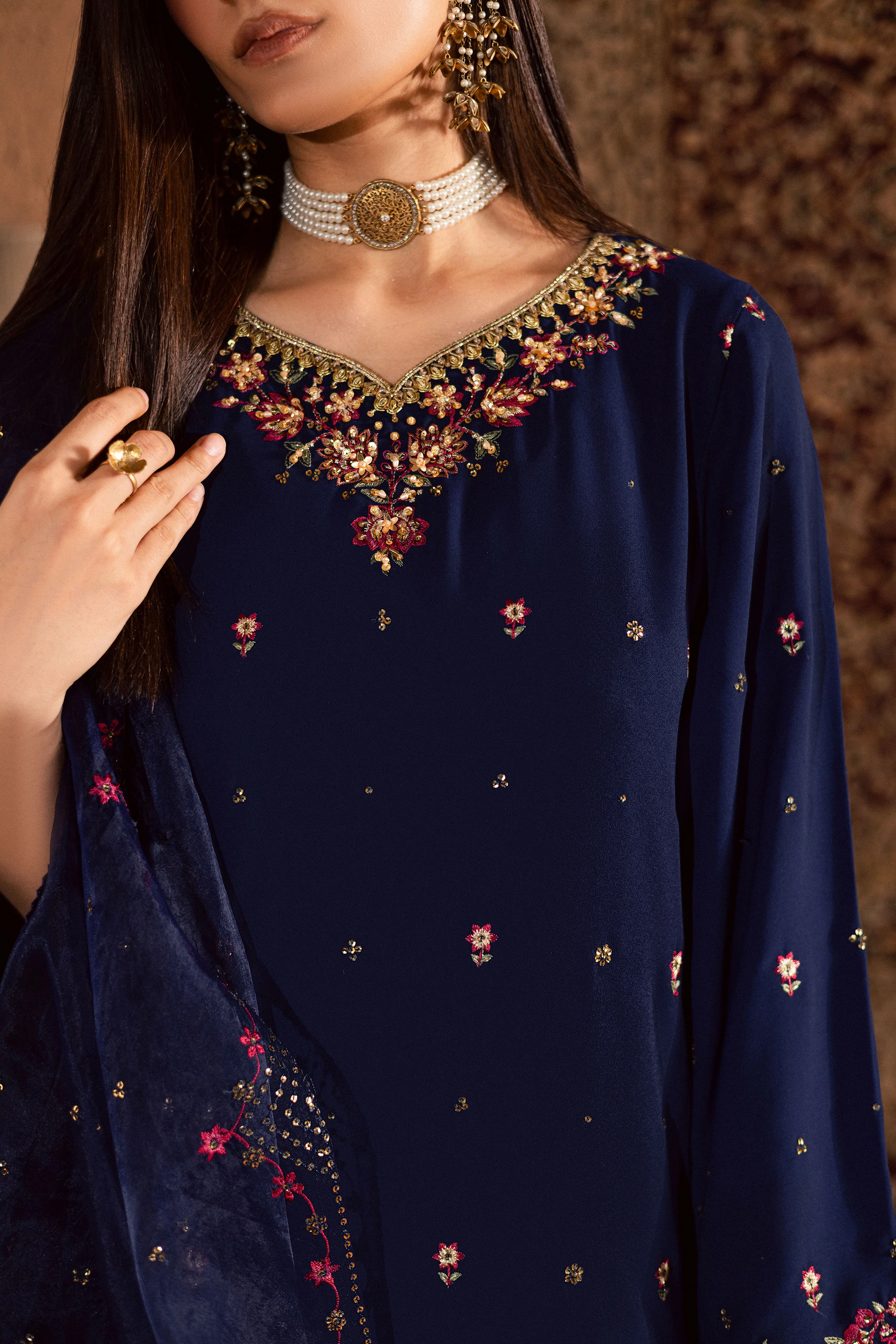 Skyra 3Pc- Festive Luxe Pret - Image 9