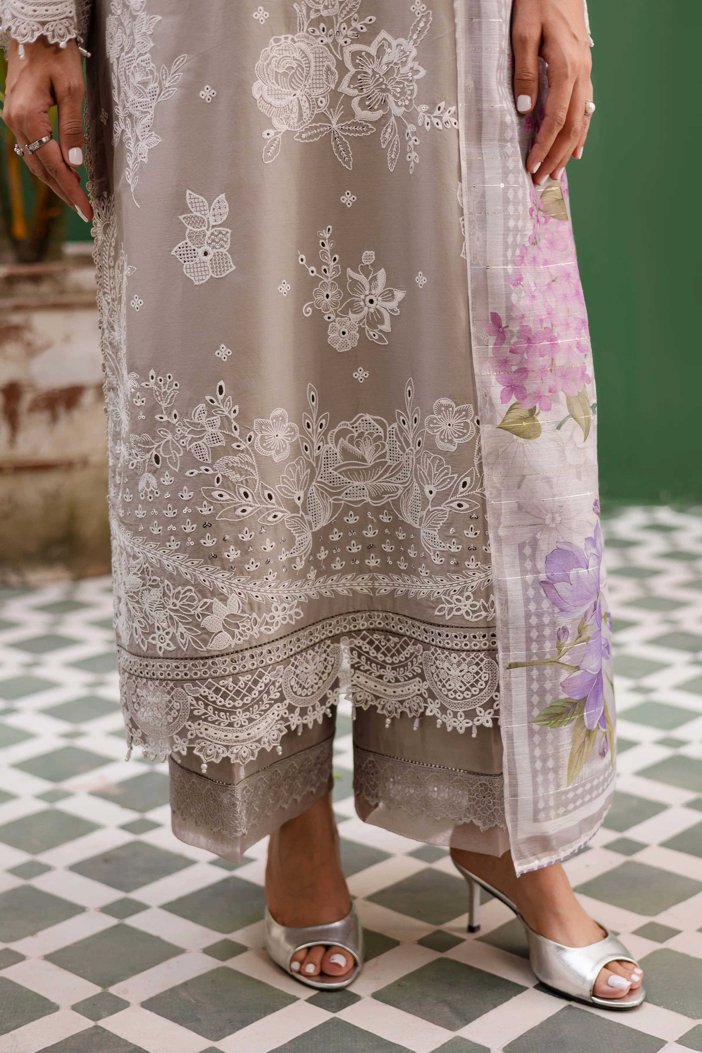 Smoke 3Pc - Festive Eid Pret - Image 8