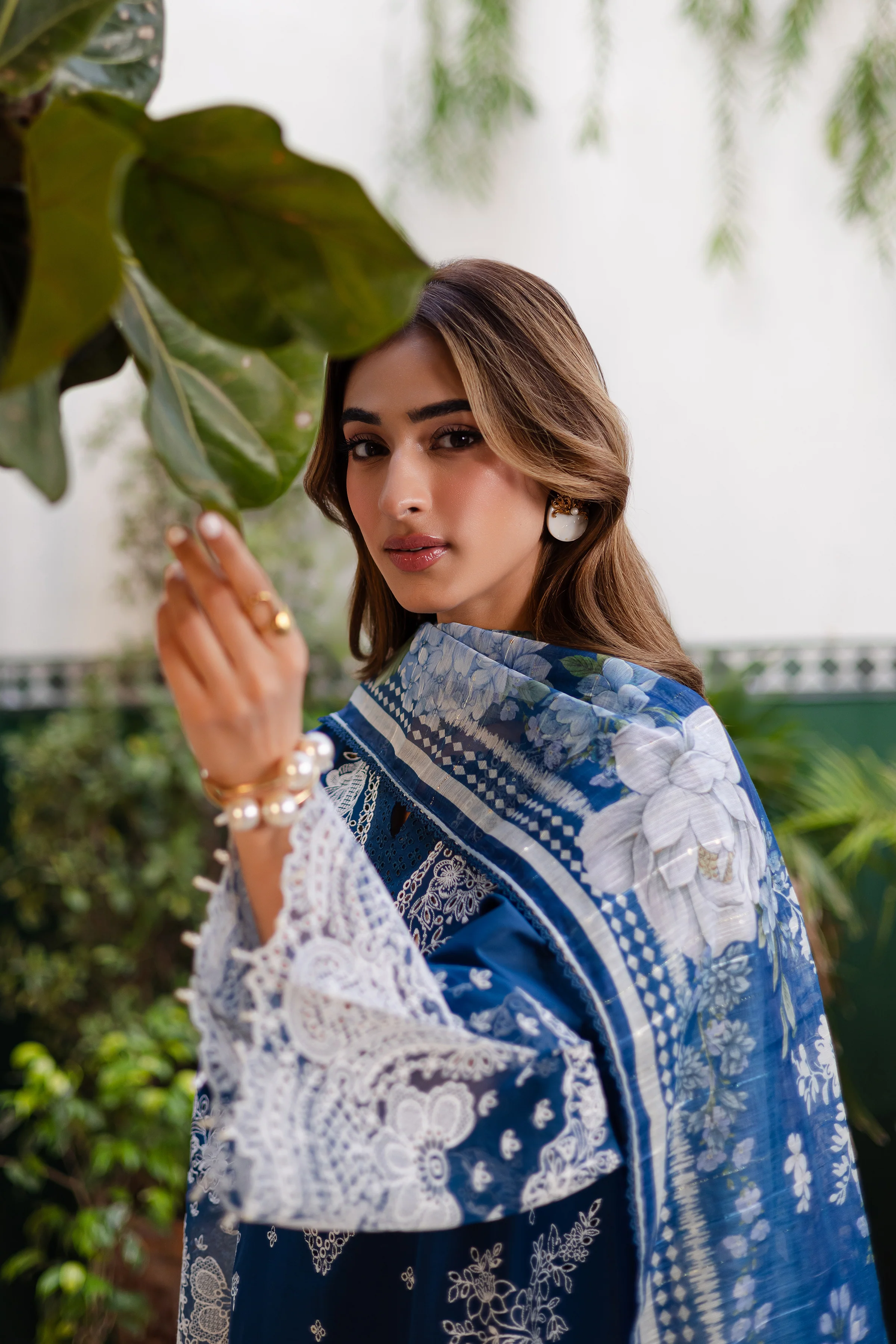 Smokey Blue 3Pc - Festive Eid Pret - Image 7