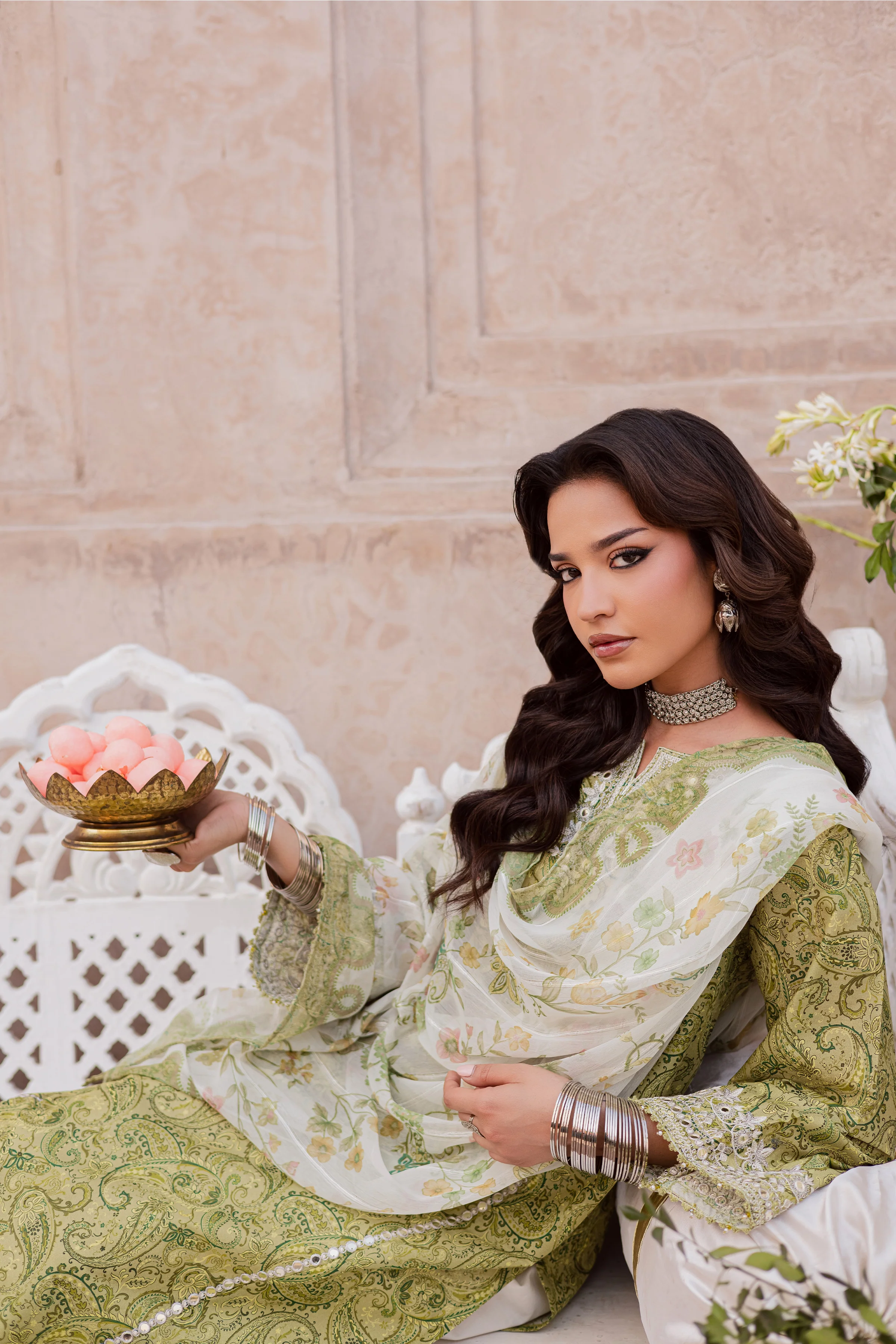 Solan 3Pc - Festive Eid Prints - Image 2