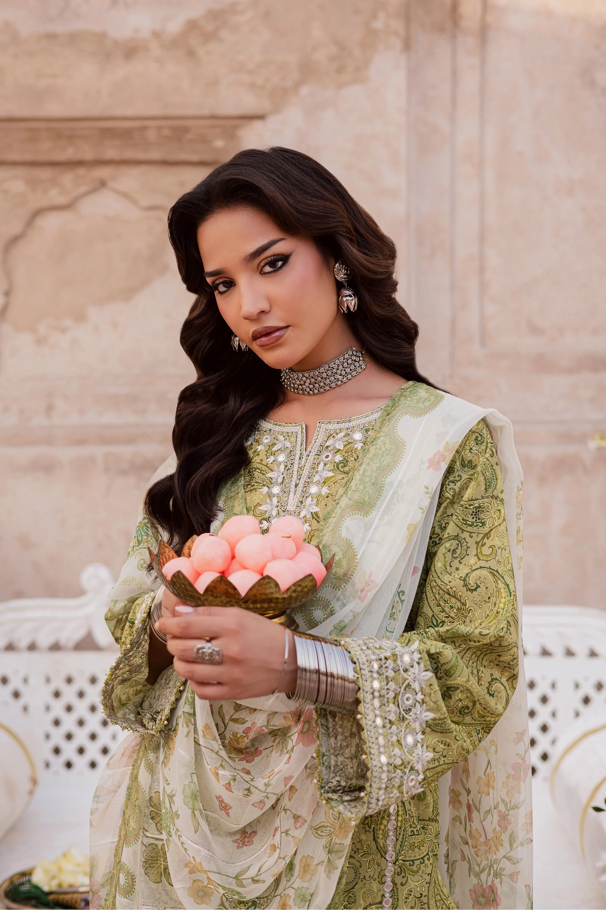 Solan 3Pc - Festive Eid Prints - Image 3