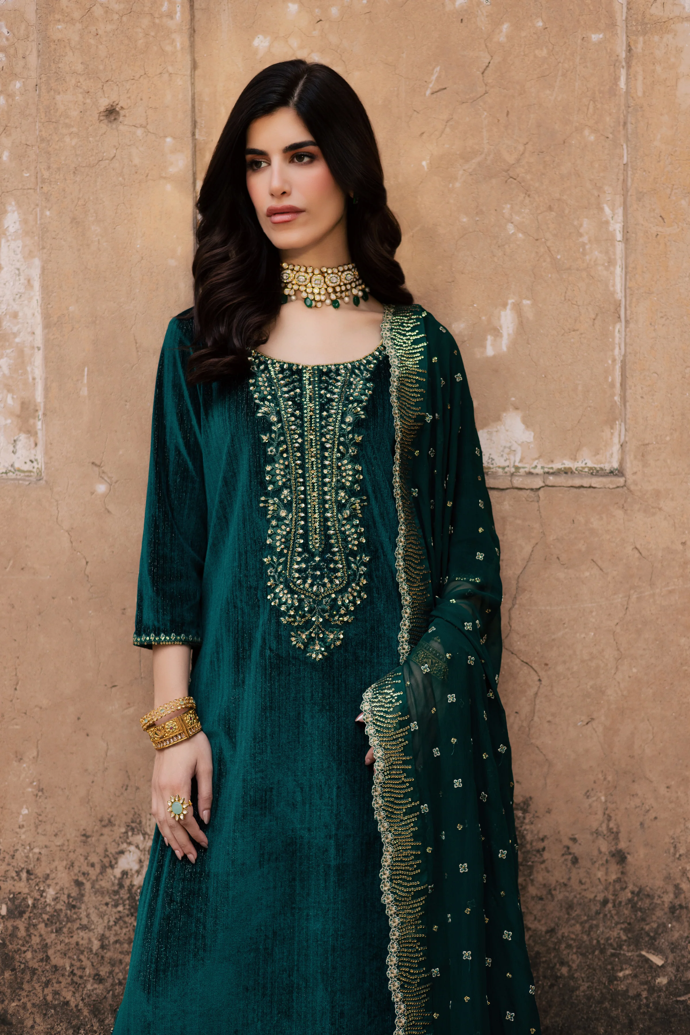Solesta 3Pc - Velvet Formal Dress - Image 2